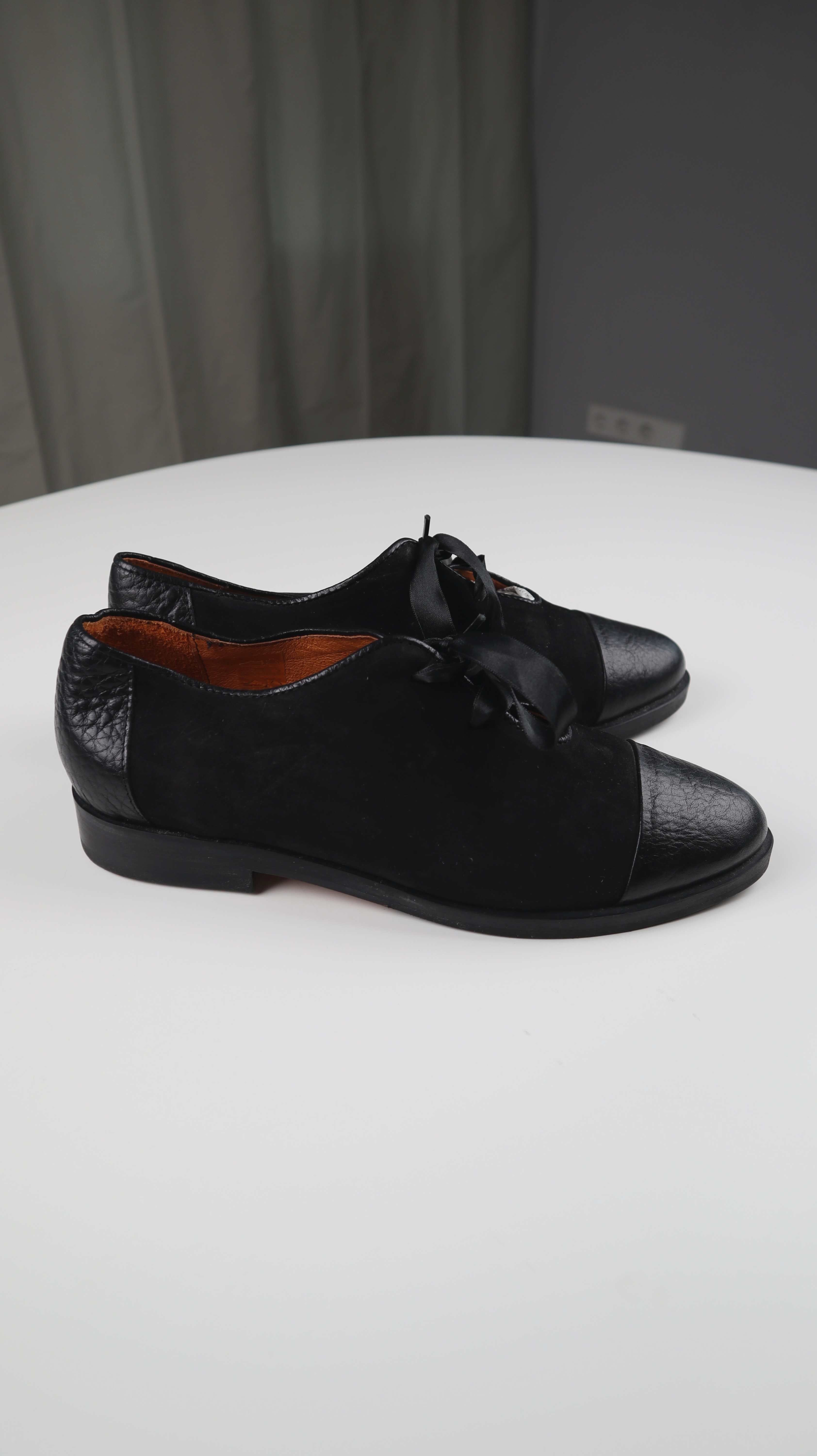 Maison Shoeshibar Copenhagen 40 Schwarz Halbschuhe Schnürer