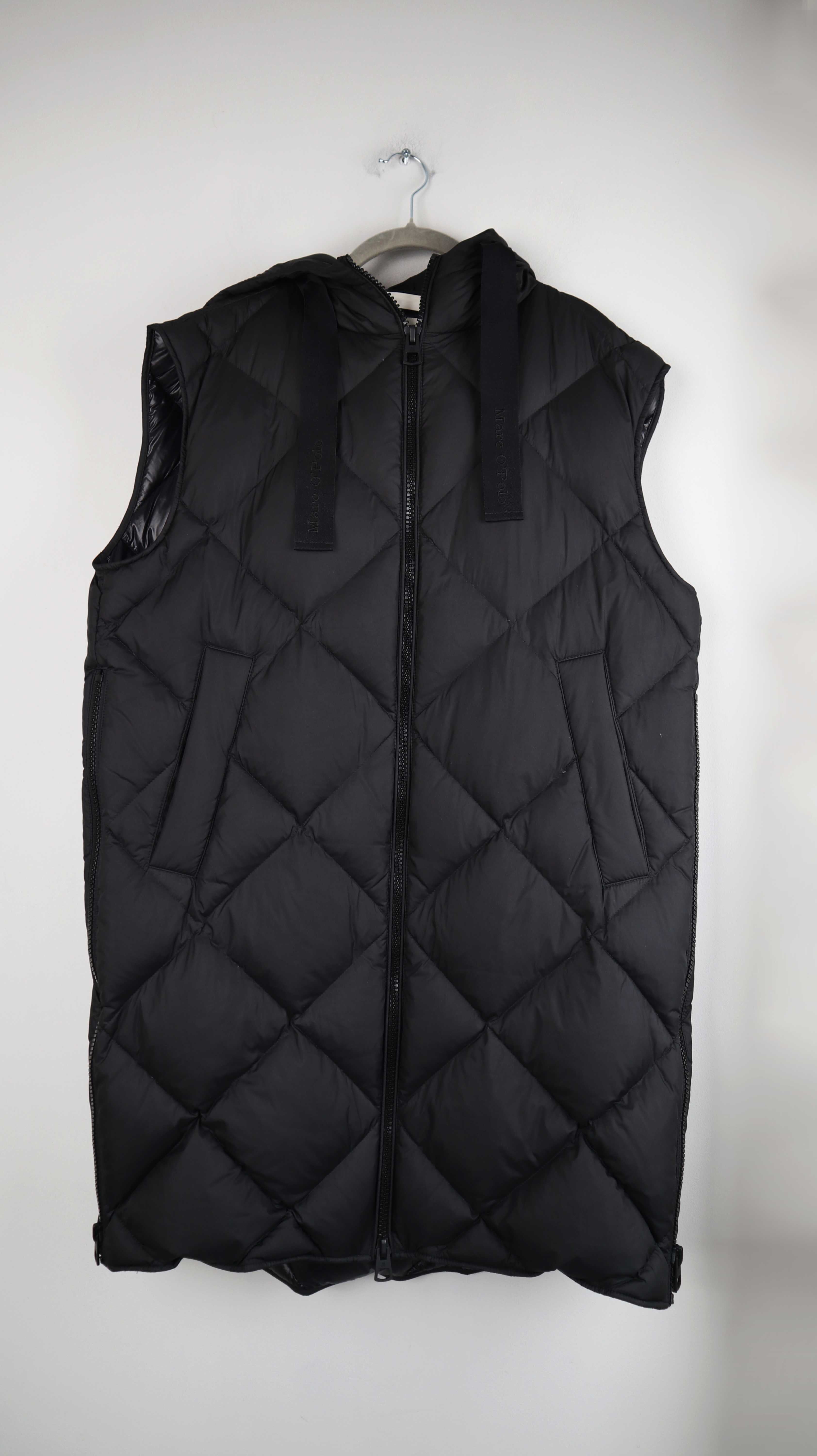 Marc O'Polo Weste schwarz 40 L Steppweste Daunenweste Pufferweste lang