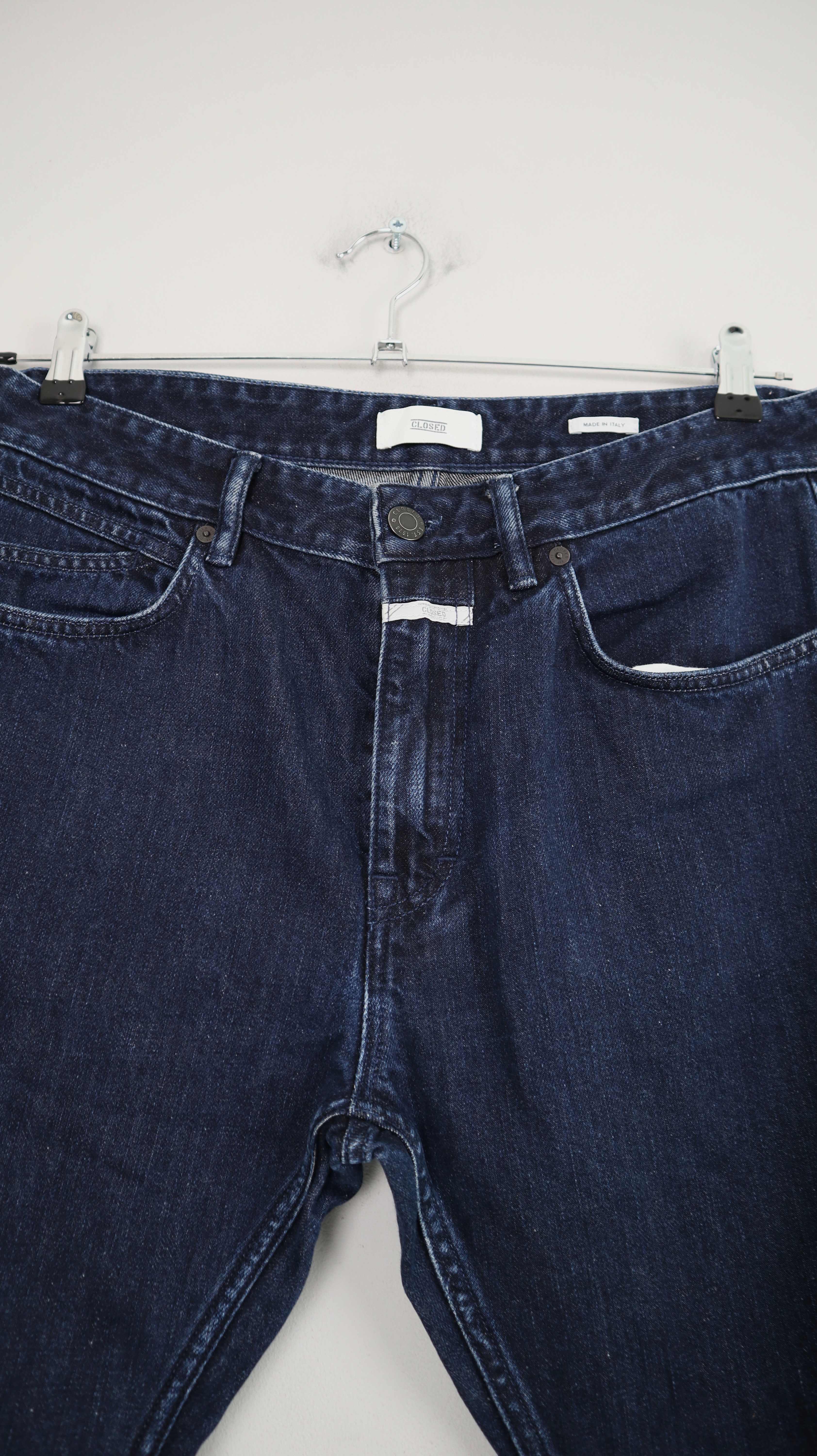 Closed Jeans Hose denim 32 blau Cooper Tapered mid waist straight fit