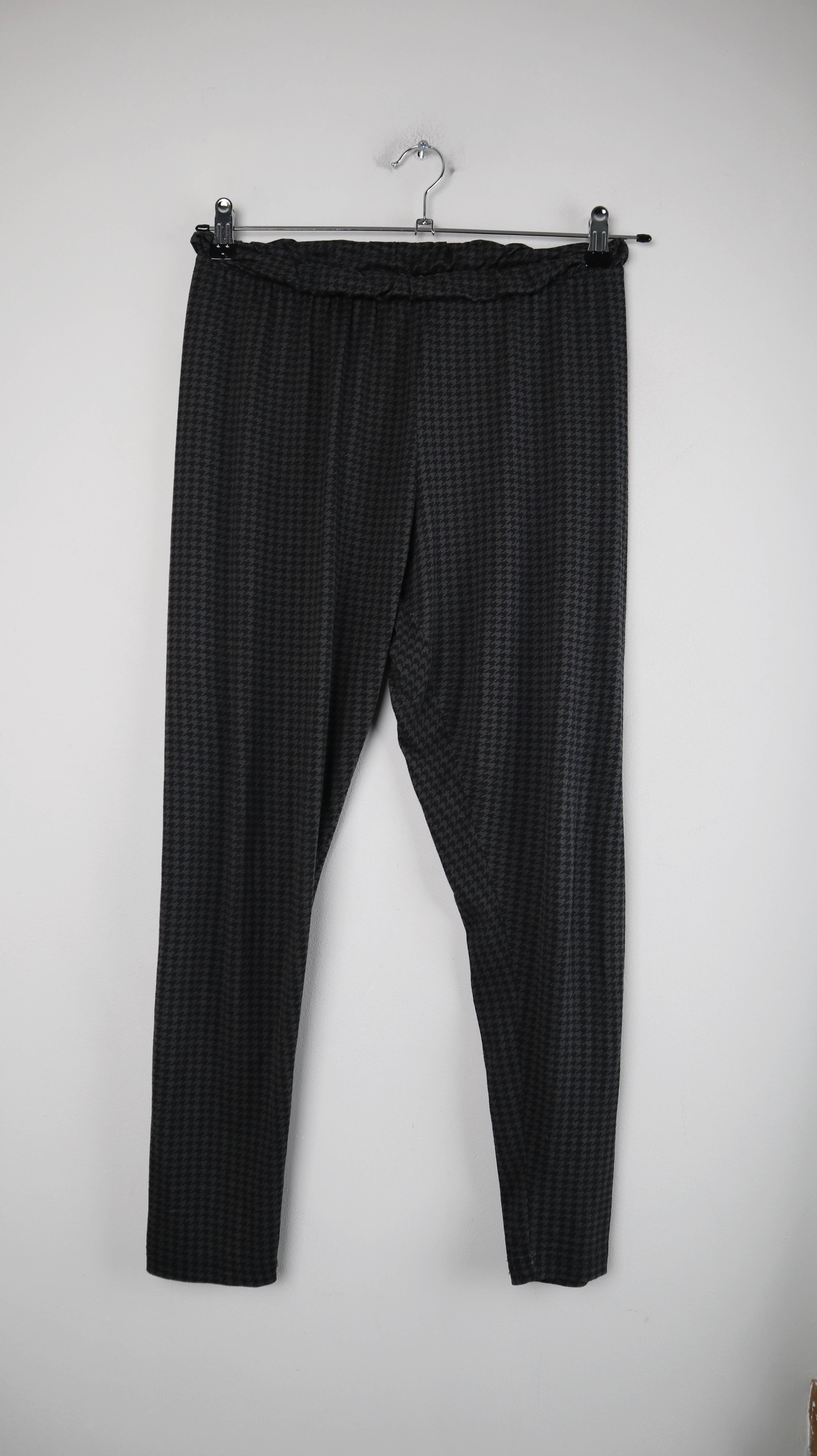 Janina Leggings grau schwarz 42 Hose Hahnentritt