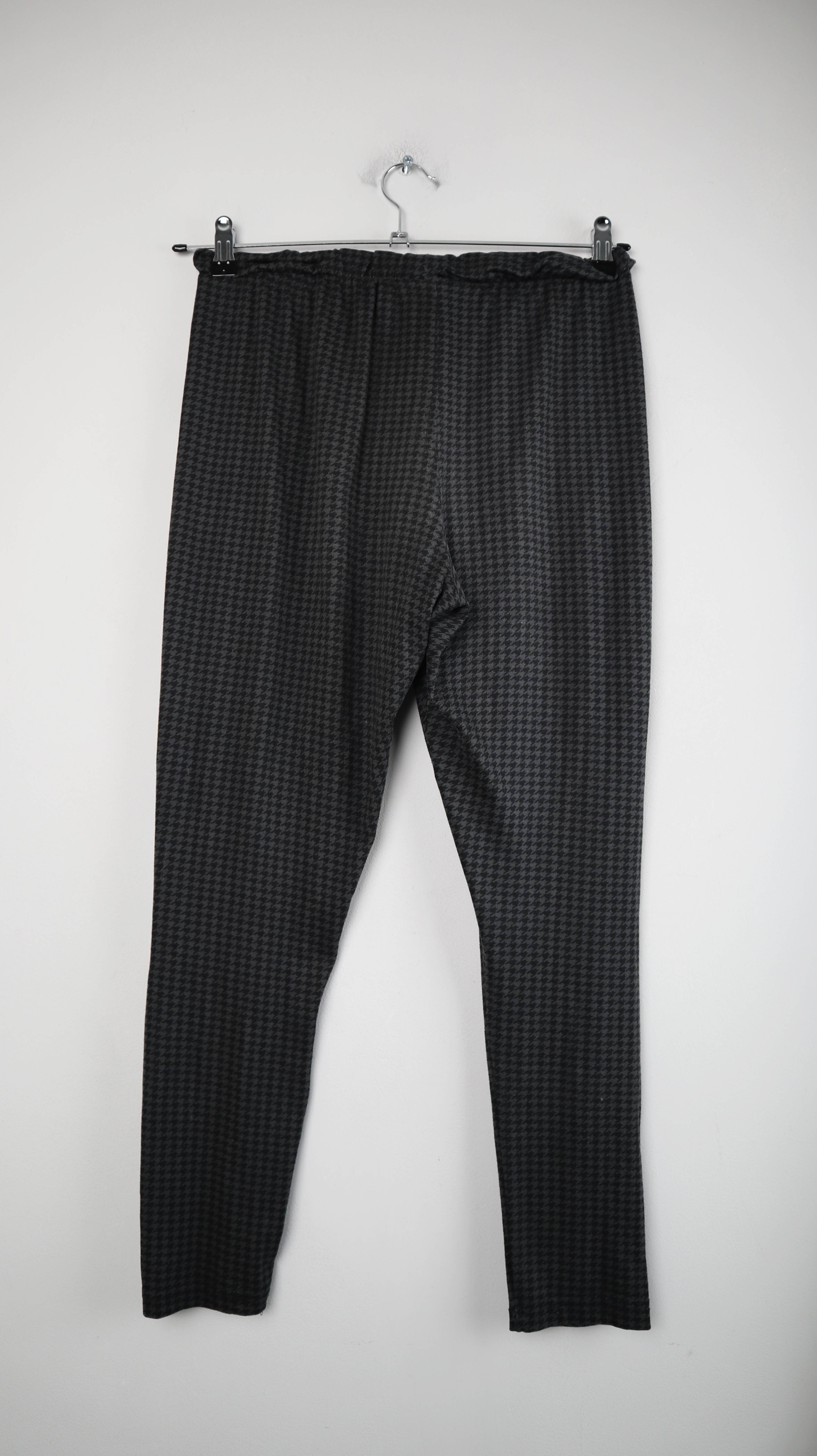 Janina Leggings grau schwarz 42 Hose Hahnentritt