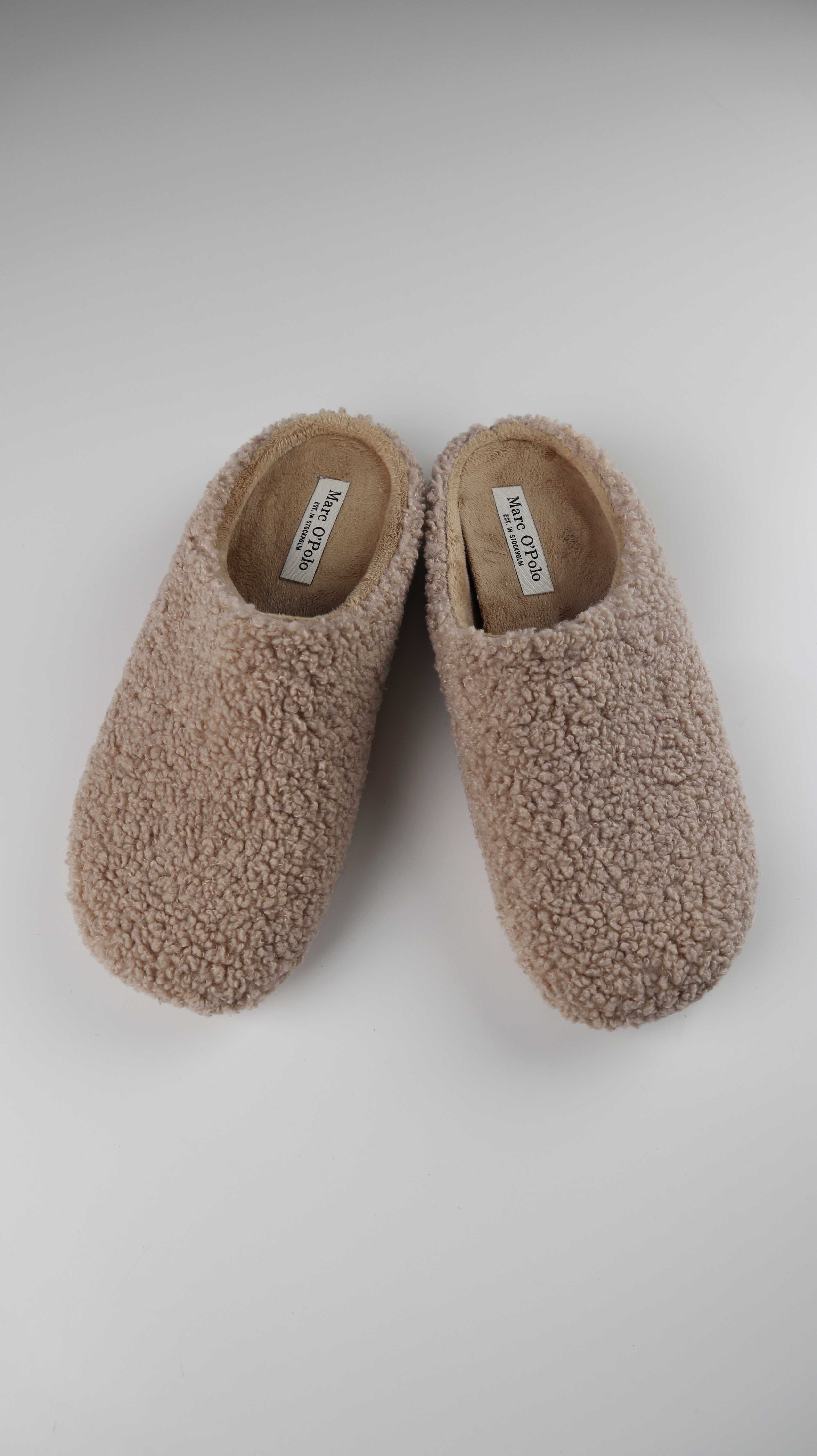 Marc O'Polo Hausschuhe Braun Beige 40 Pantoffeln Neu Slipper Loafer