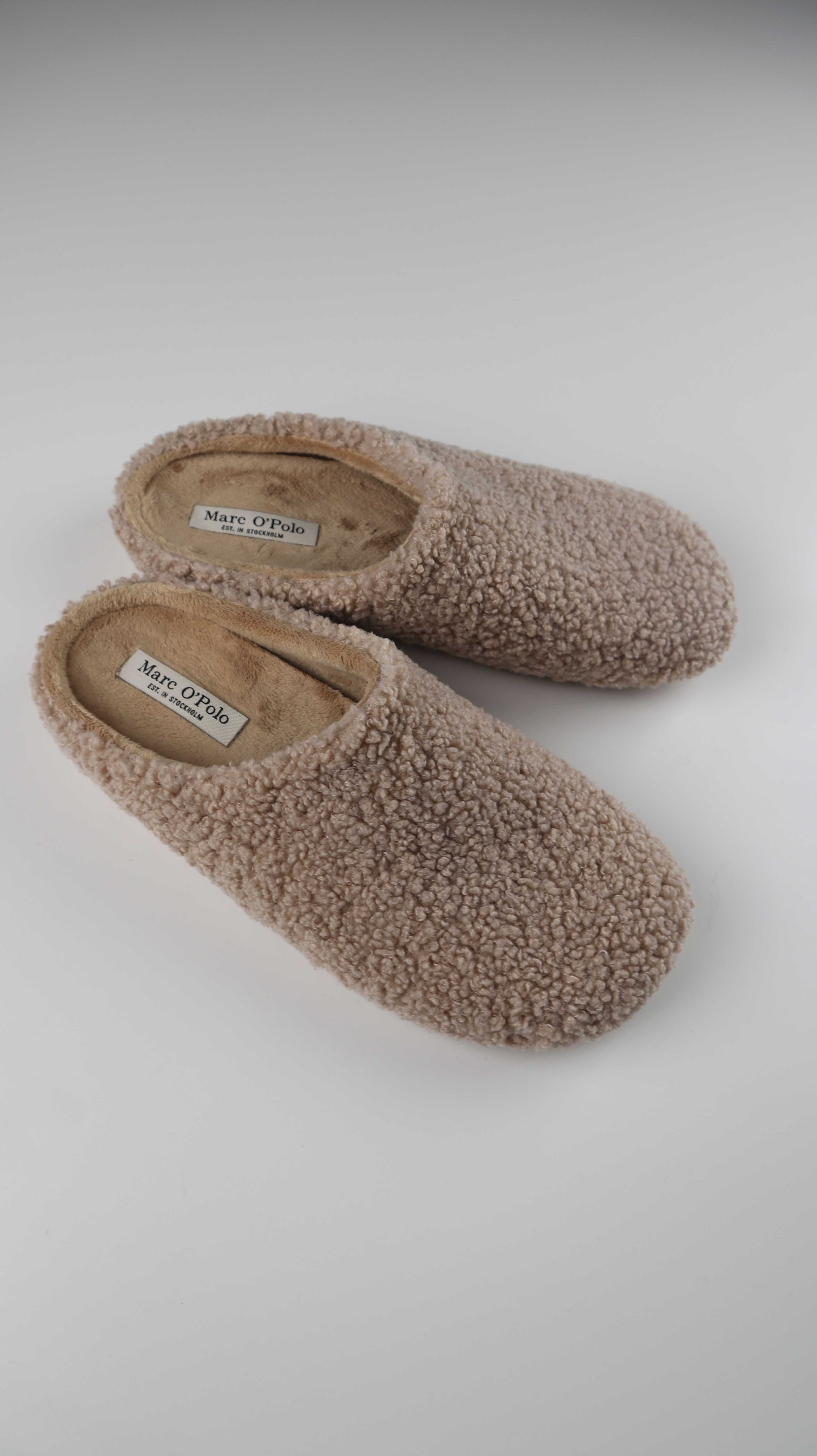 Marc O'Polo Hausschuhe Braun Beige 40 Pantoffeln Neu Slipper Loafer