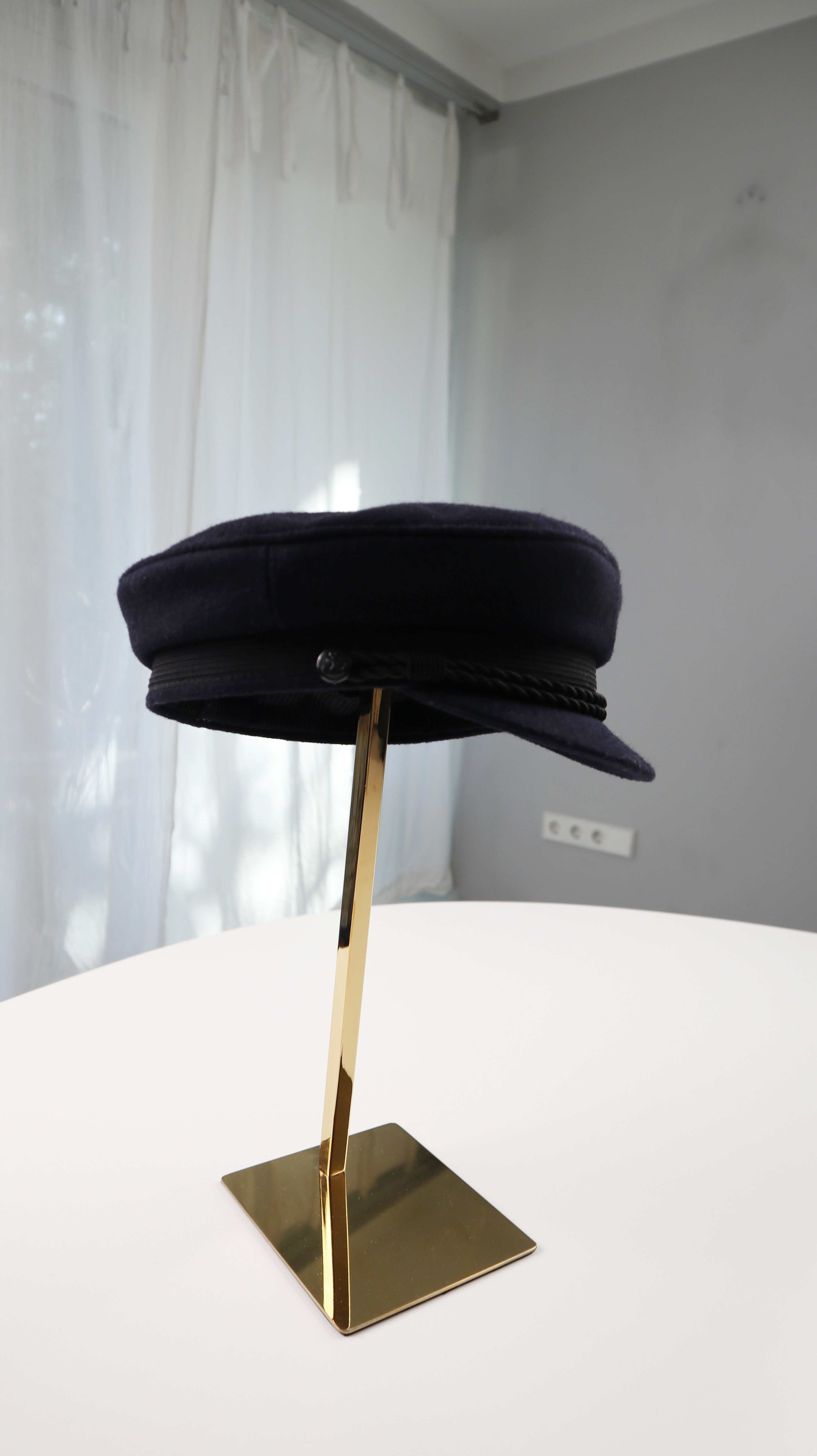 Elbsegler Kappe Mütze Schirmmütze Schiebermütze Dunkelblau Cap