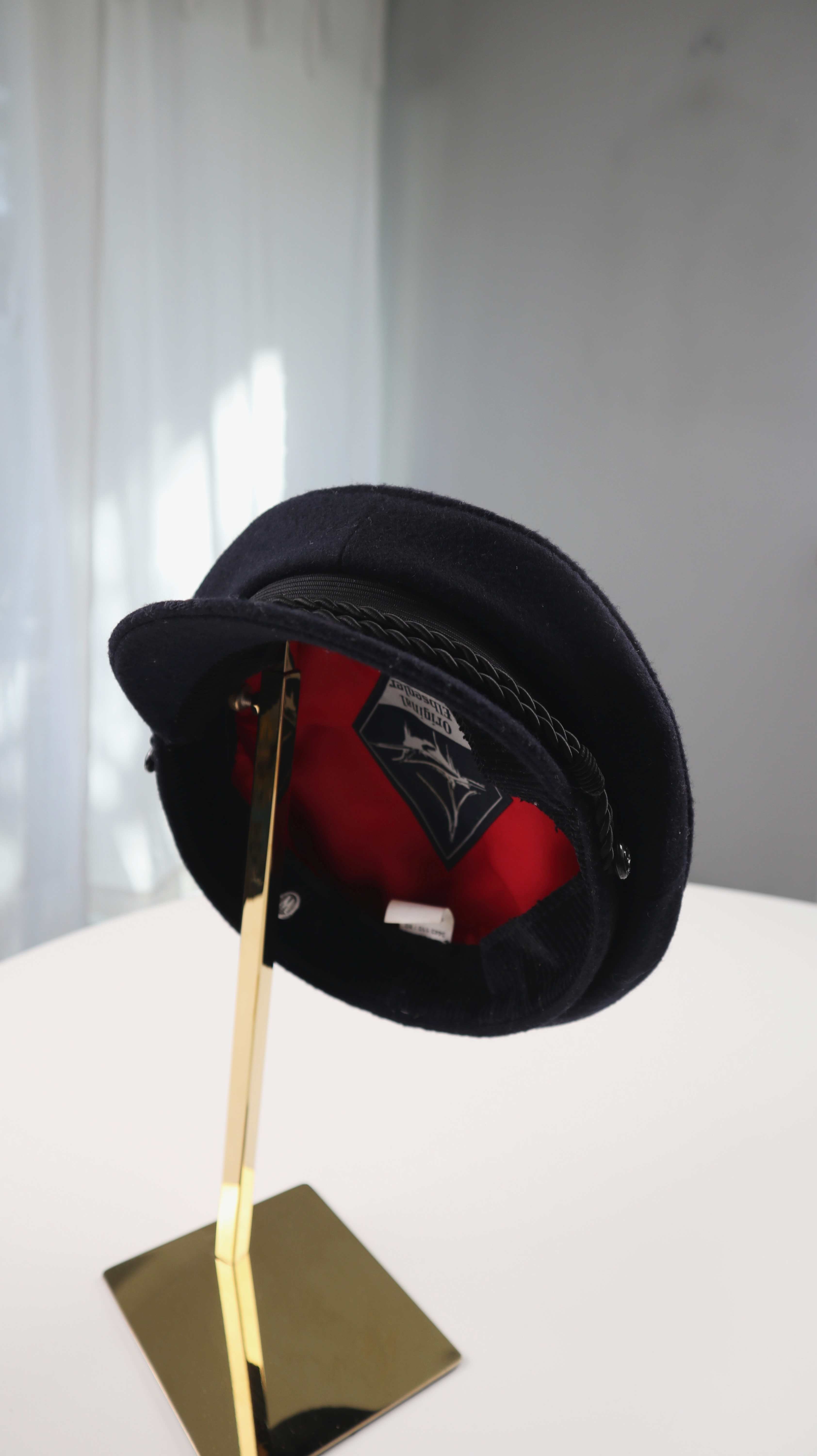 Elbsegler Kappe Mütze Schirmmütze Schiebermütze Dunkelblau Cap