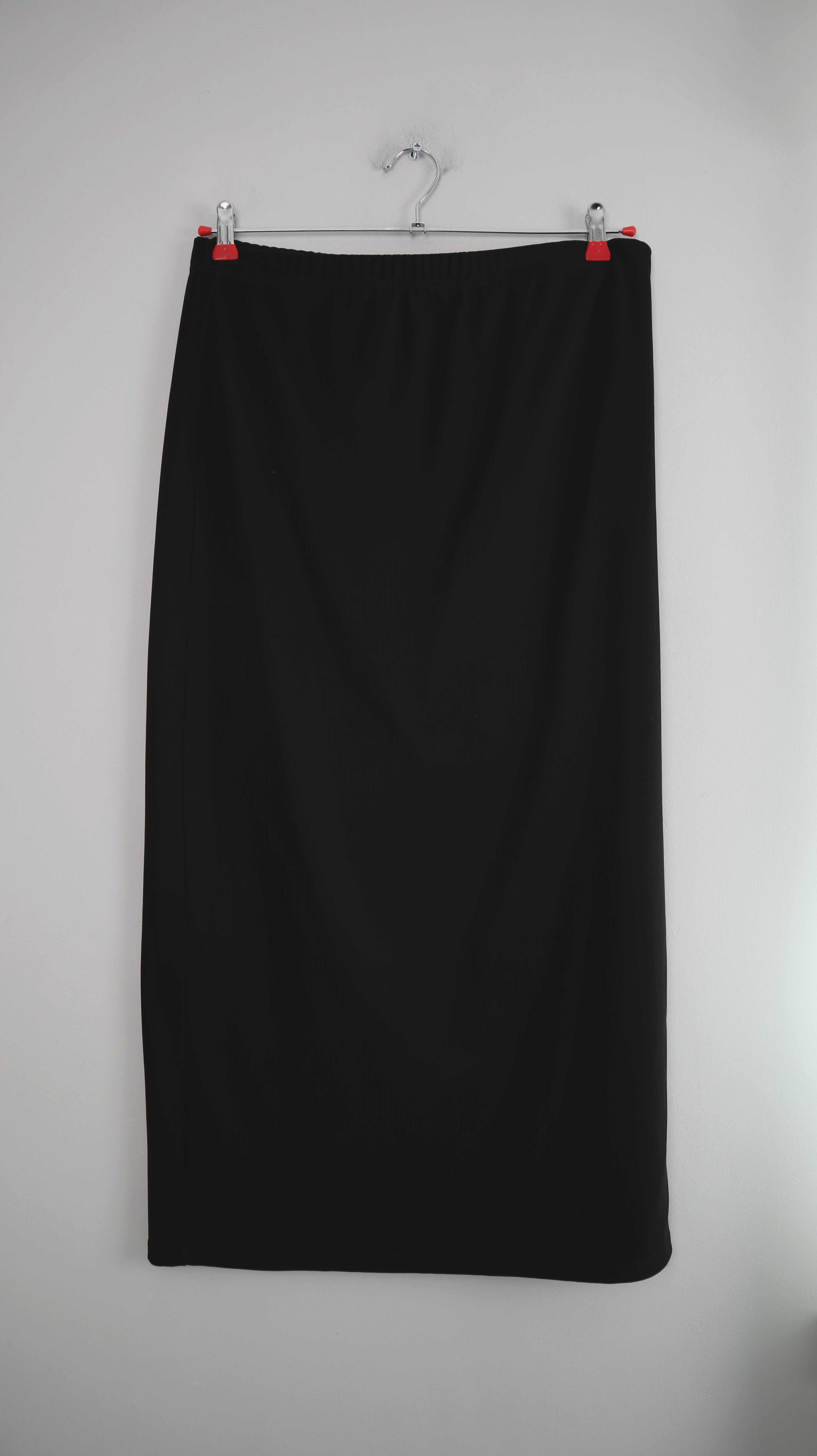 Rock schwarz basic 40 L Stiftrock minimalist Midi Midirock