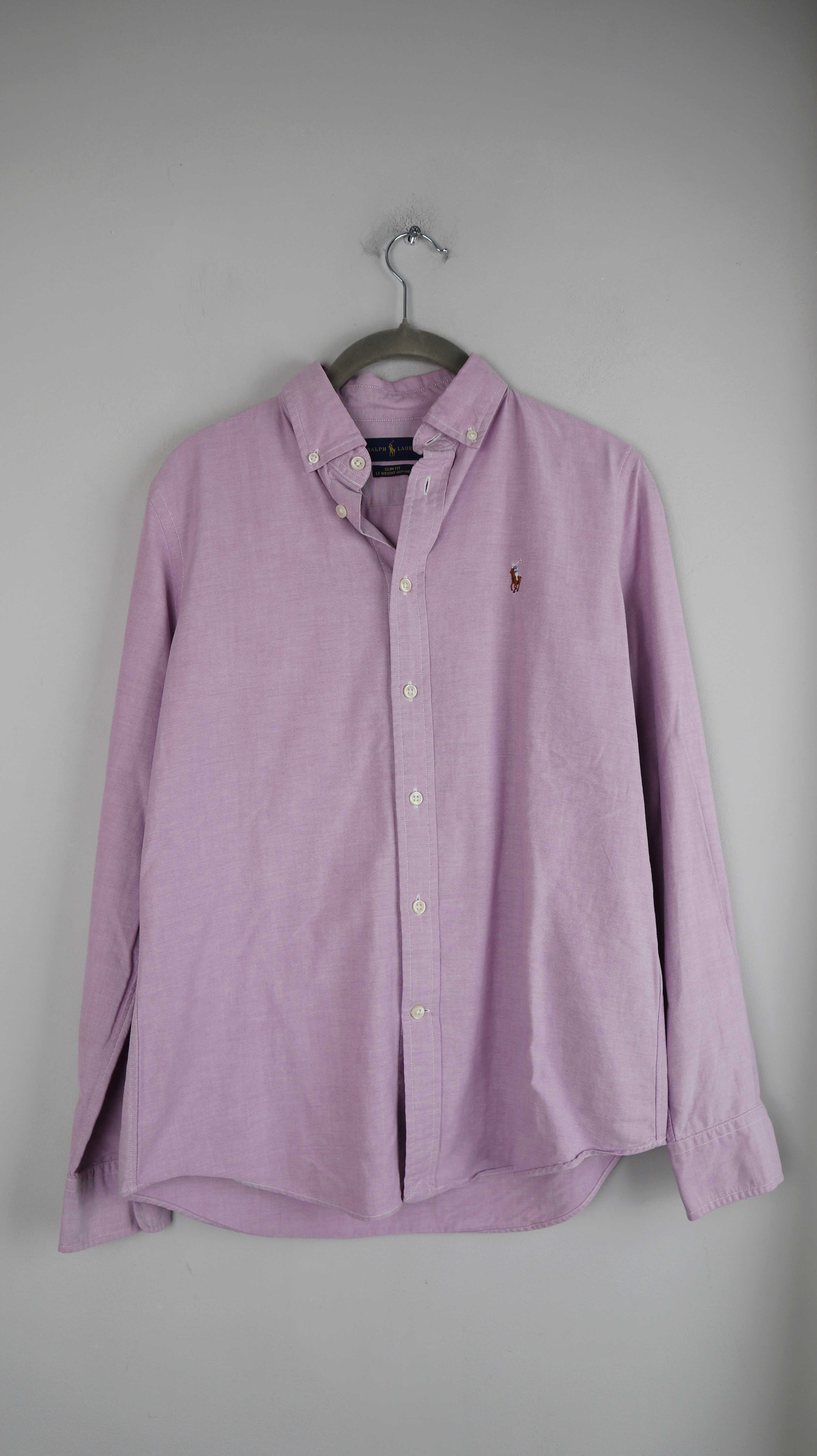 Ralph Lauren Slim fit Bluse Hemd Lila Flieder Oberteil 8 36 S Weight Oxford