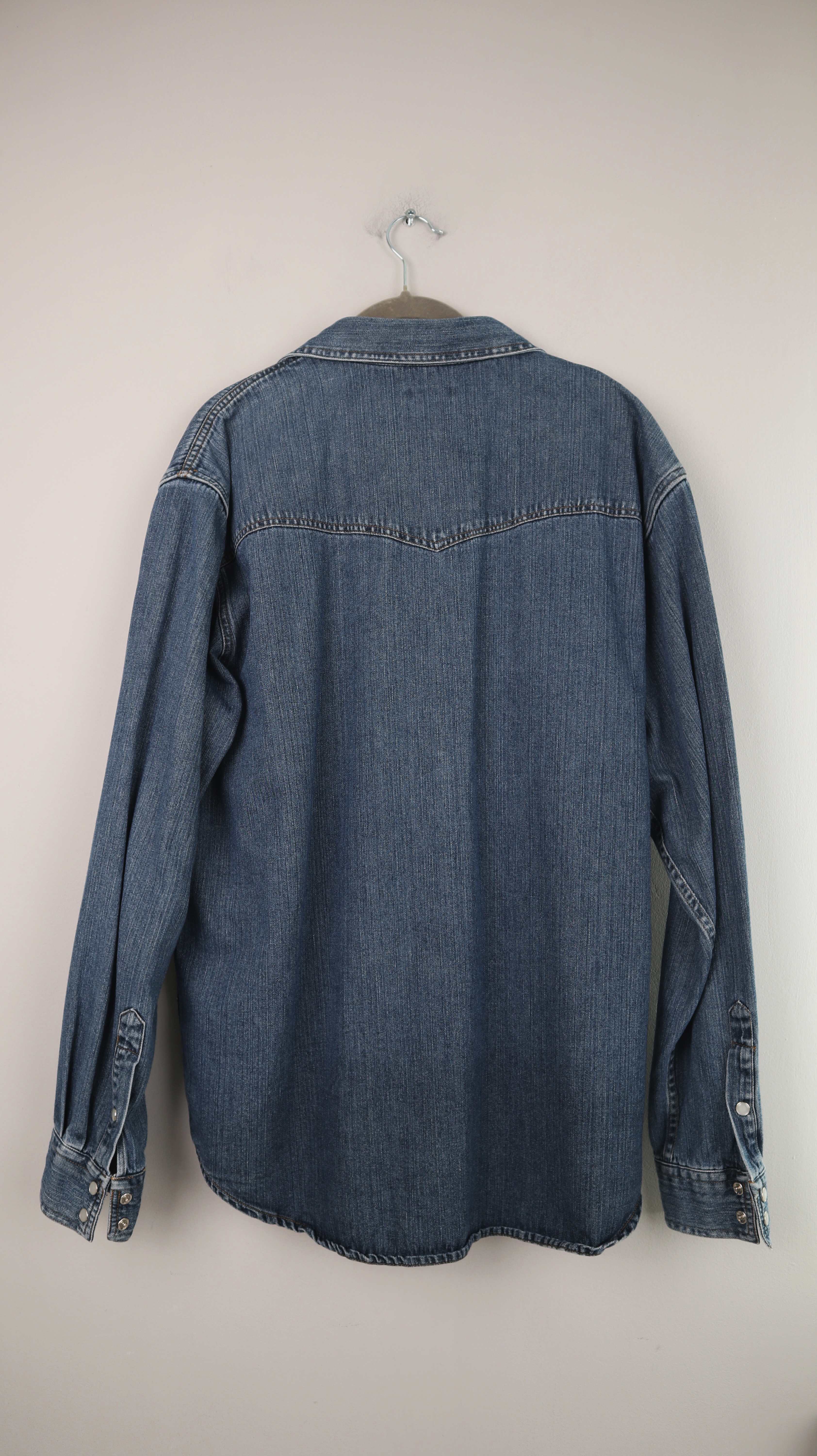 Hero by Wrangler true Vintage Jeanshemd Hemd Blau denim L dunkelblau