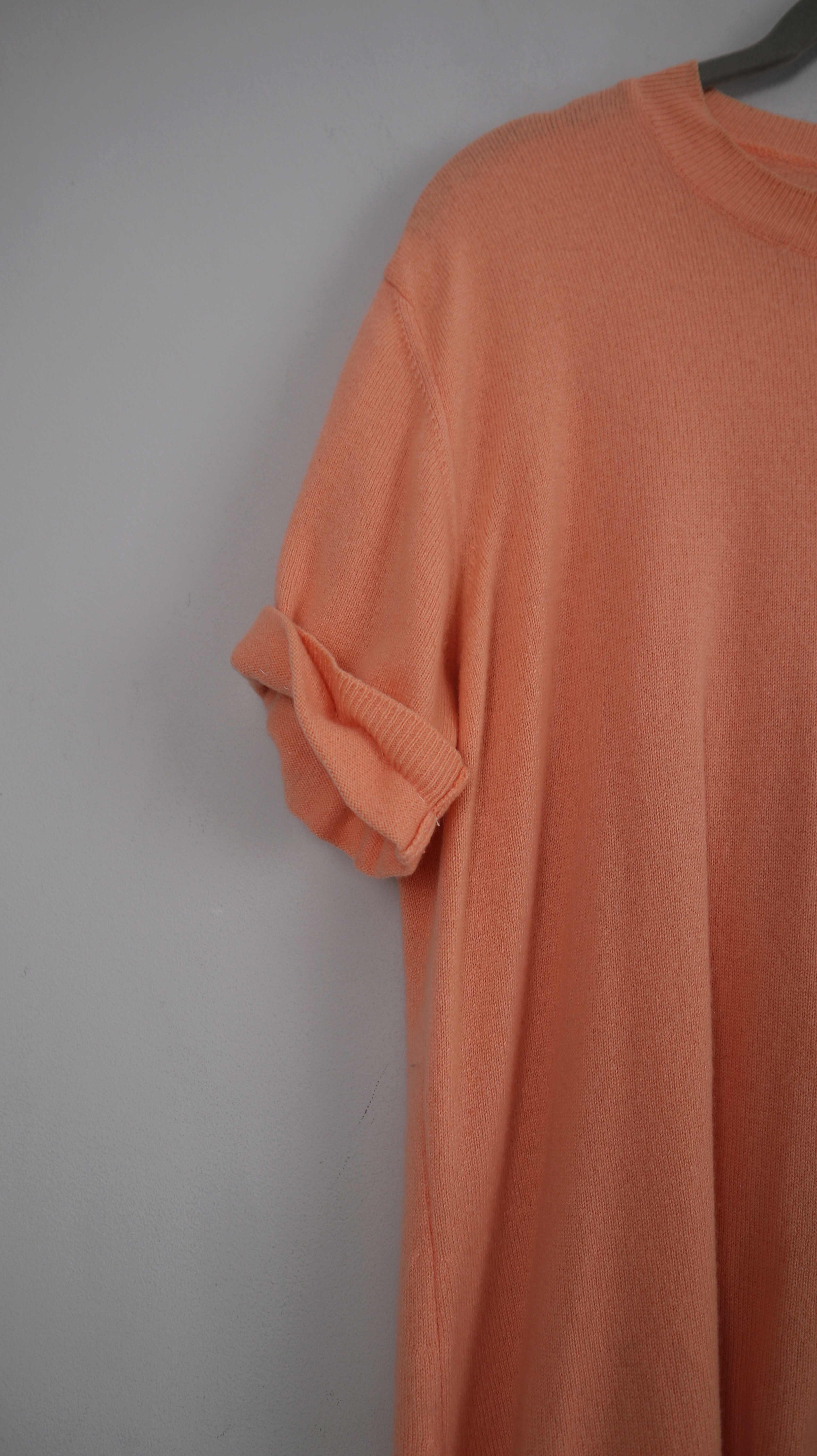 Shirt Cashmere Orange 38 M Cashmereshirt T-Shirt Oberteil Aprikose
