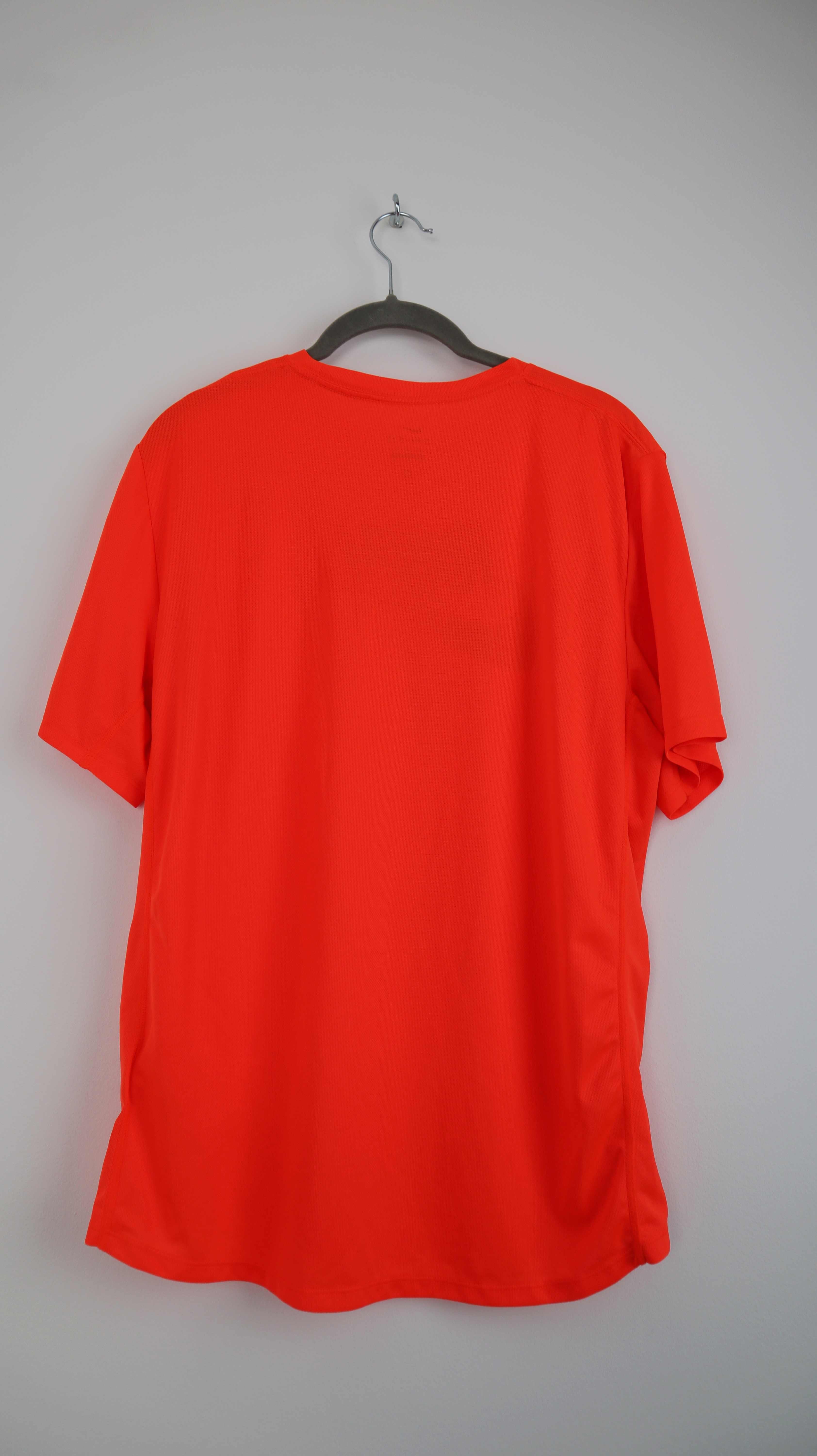 Nike Run Shirt Neon Orange M dri fit T-Shirt Sportshirt Laufshirt