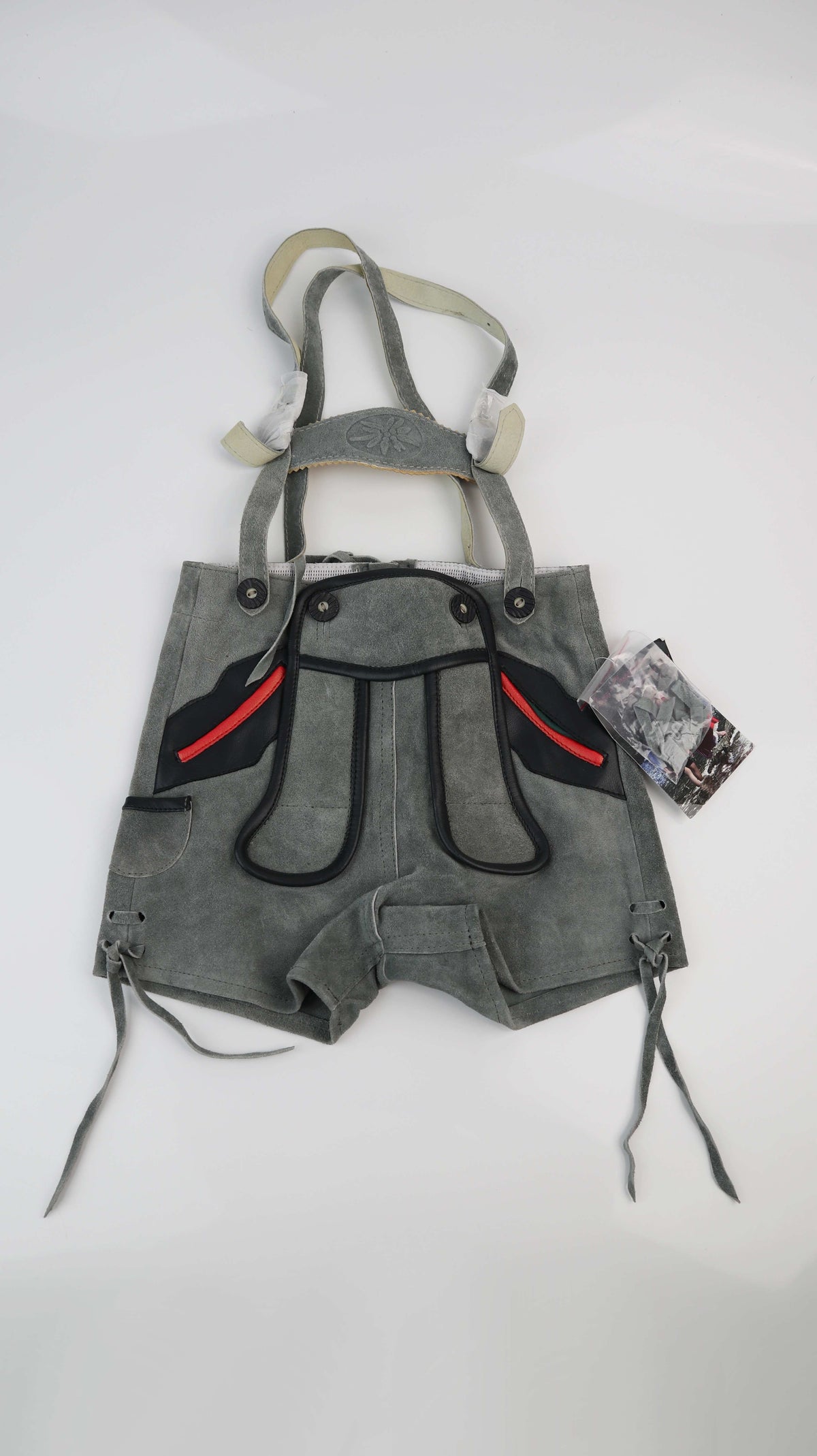 Isar Trachten Trachtenhose Grau neu 92 Kindertrachtenhose Wildleder