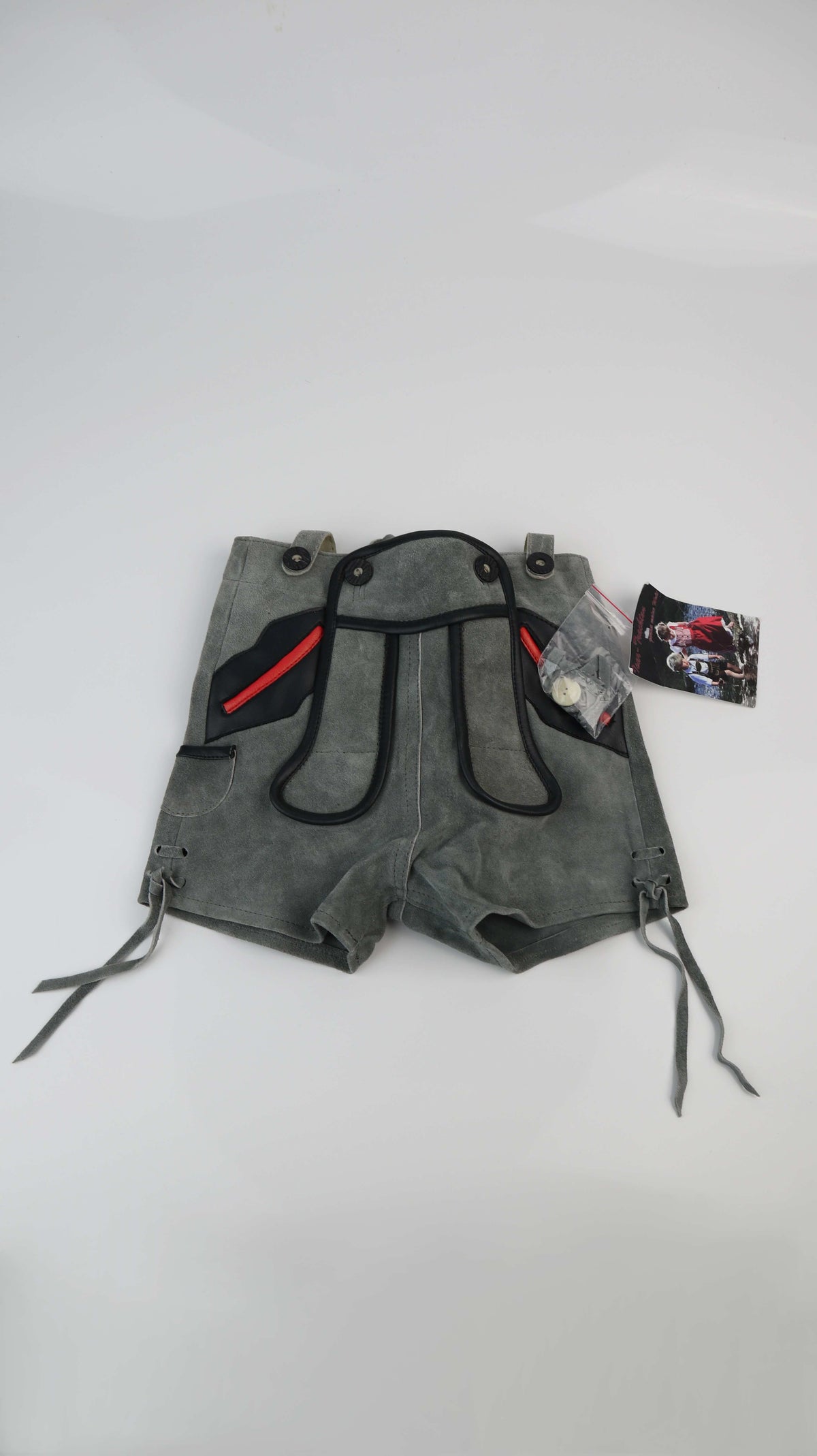 Isar Trachten Trachtenhose Grau neu 92 Kindertrachtenhose Wildleder