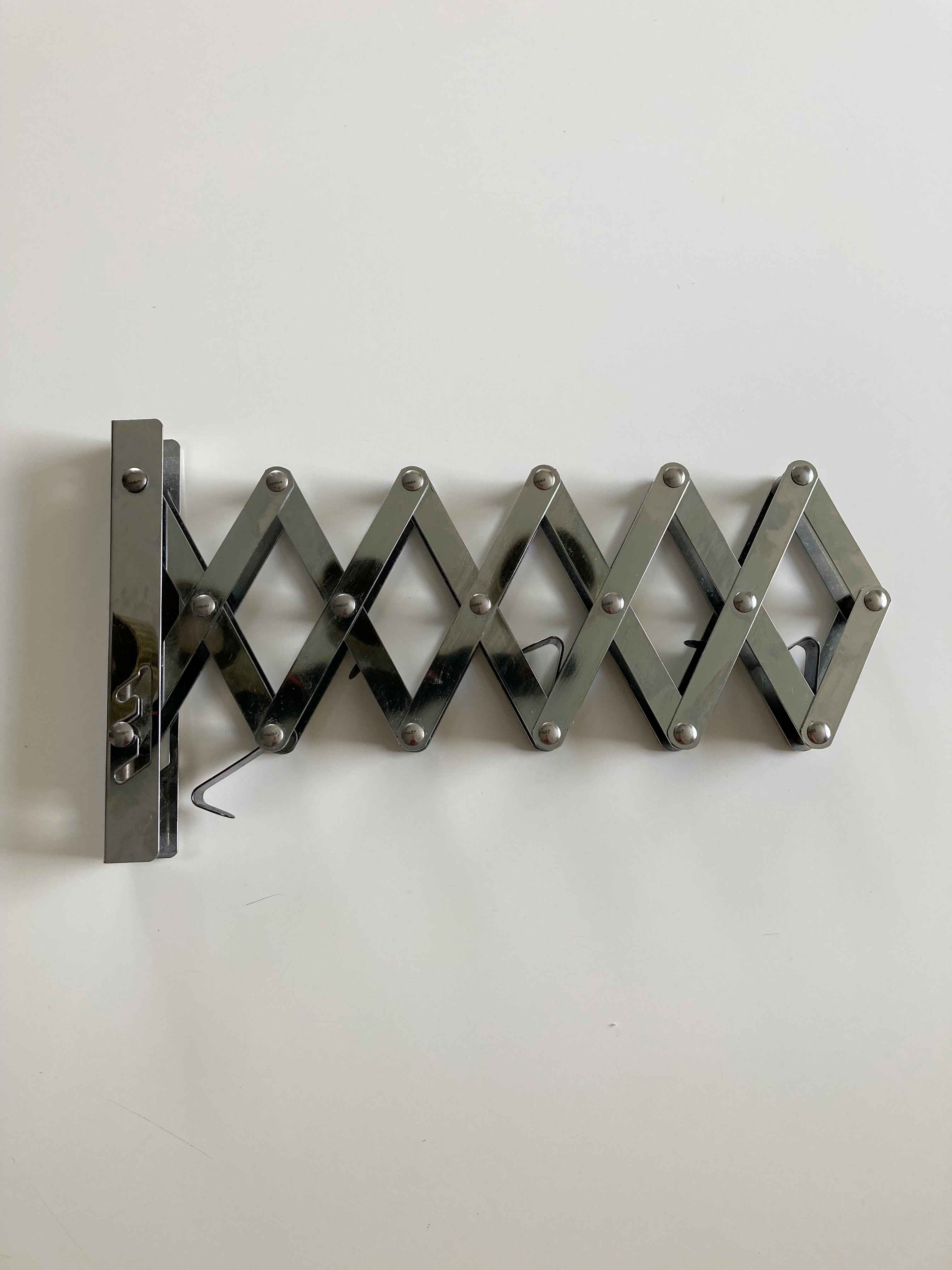 Design Wäschehalter Chrom Wäschetrockner Garderobe Silber