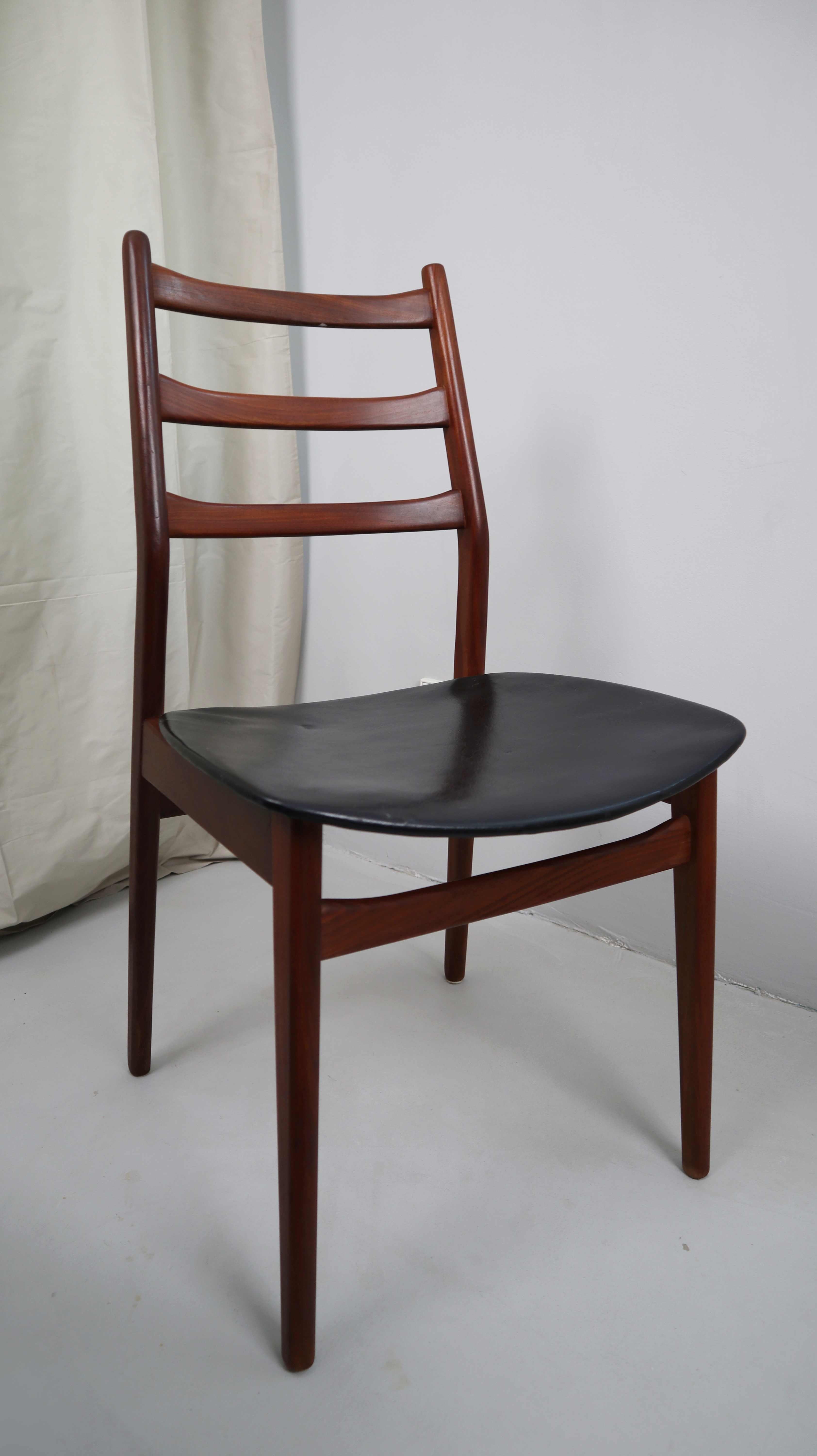 Casala Stuhl Stühle Dunkelbraun Holzstühle Scandic Original Teak 70er