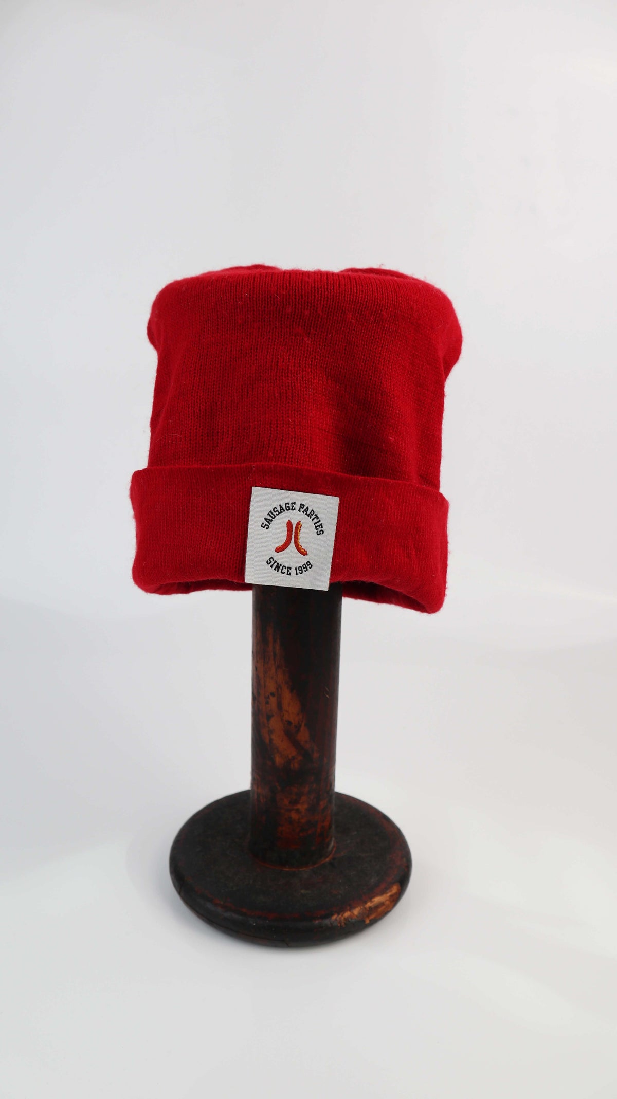 Sausage parties Mütze Beanie rot Kappe basic