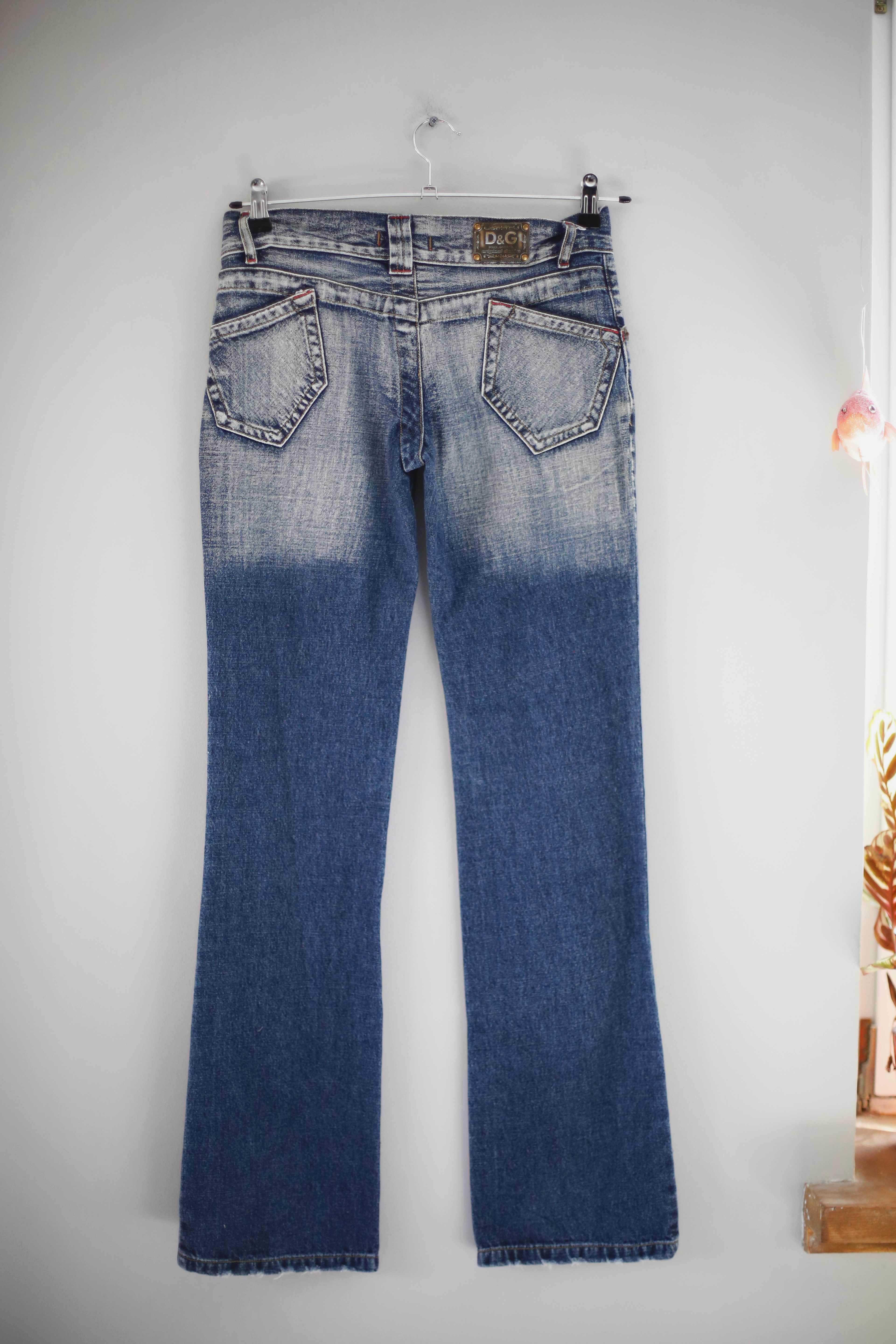 Dolce & Gabbana Hose mid waist 90s Jeans washed denim straight leg