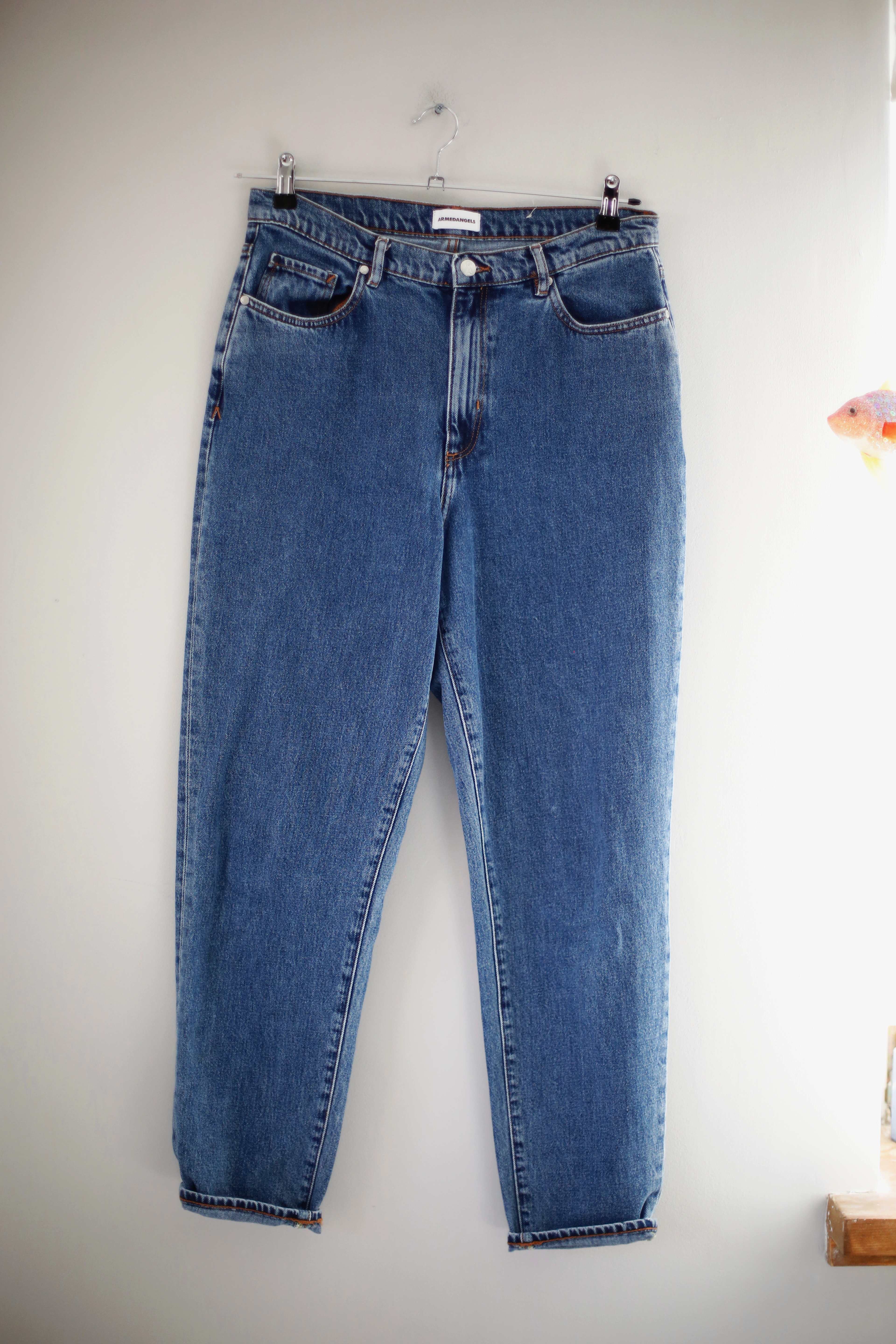 Armedangels Hose Jeans Blau denim 30 / 34 mom Jeans mid waist