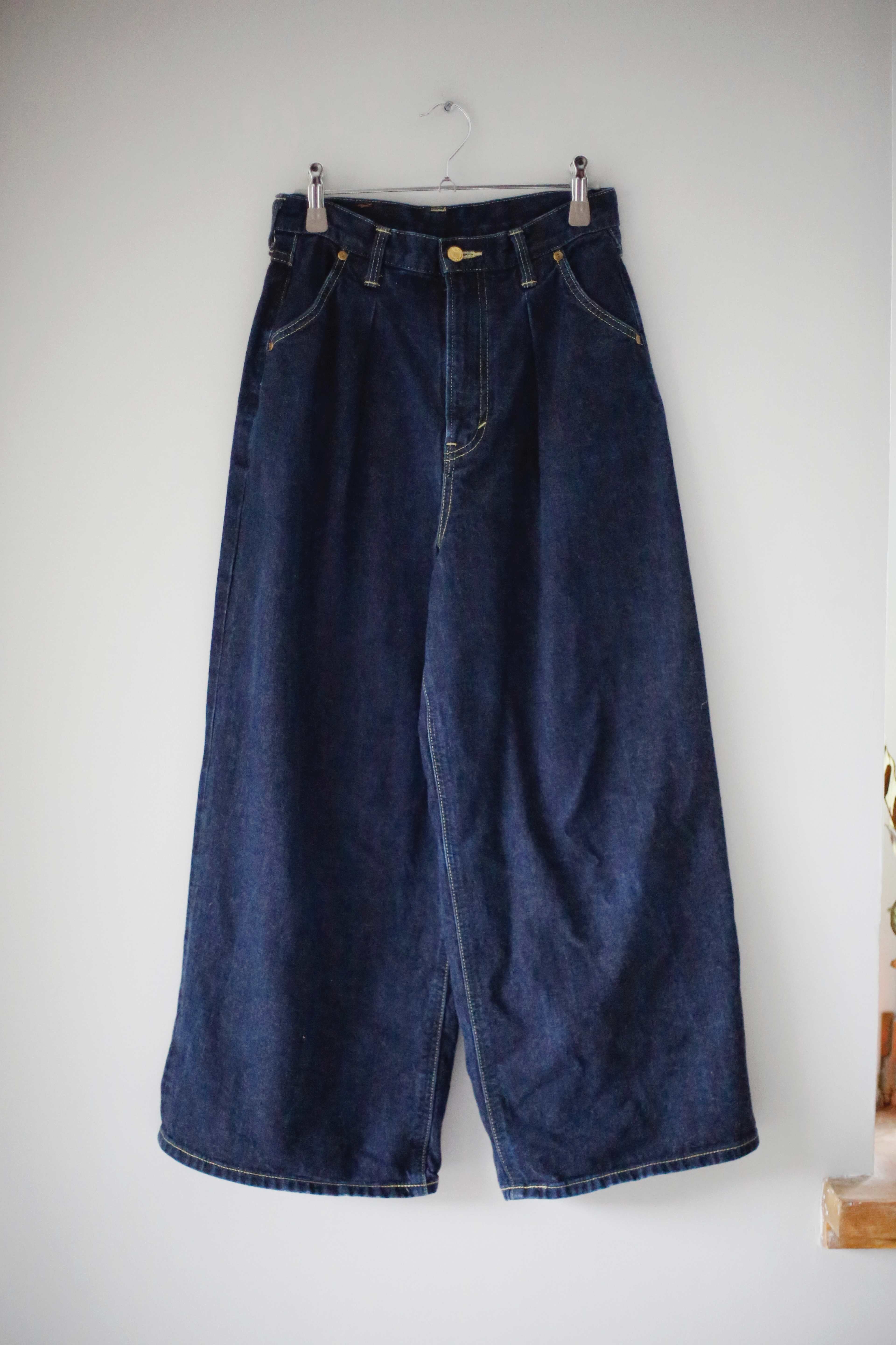 Lee Hose Jeans wide leg dunkelblau 36 S No. LB9543 denim dunkelblau flared