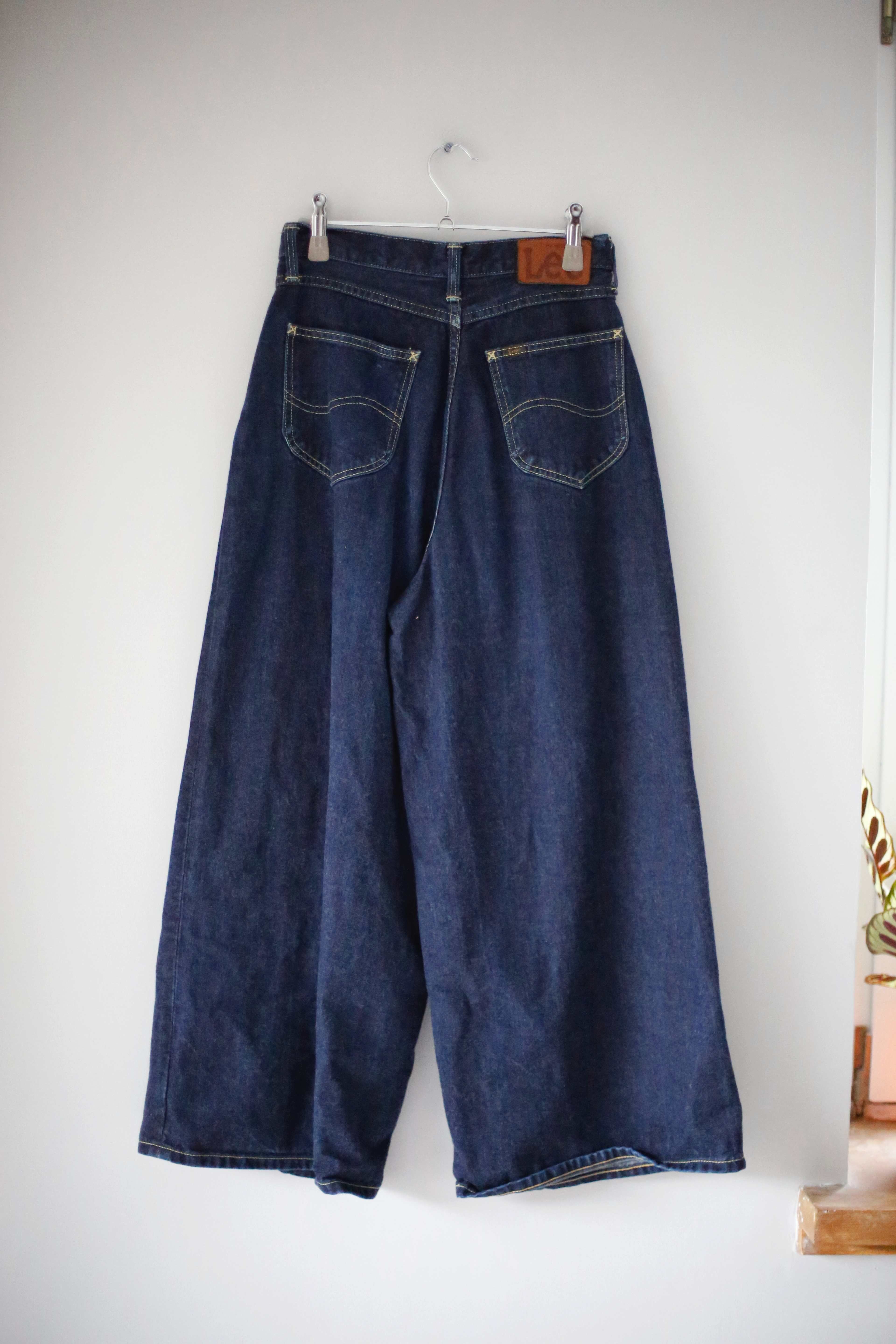 Lee Hose Jeans wide leg dunkelblau 36 S No. LB9543 denim dunkelblau flared