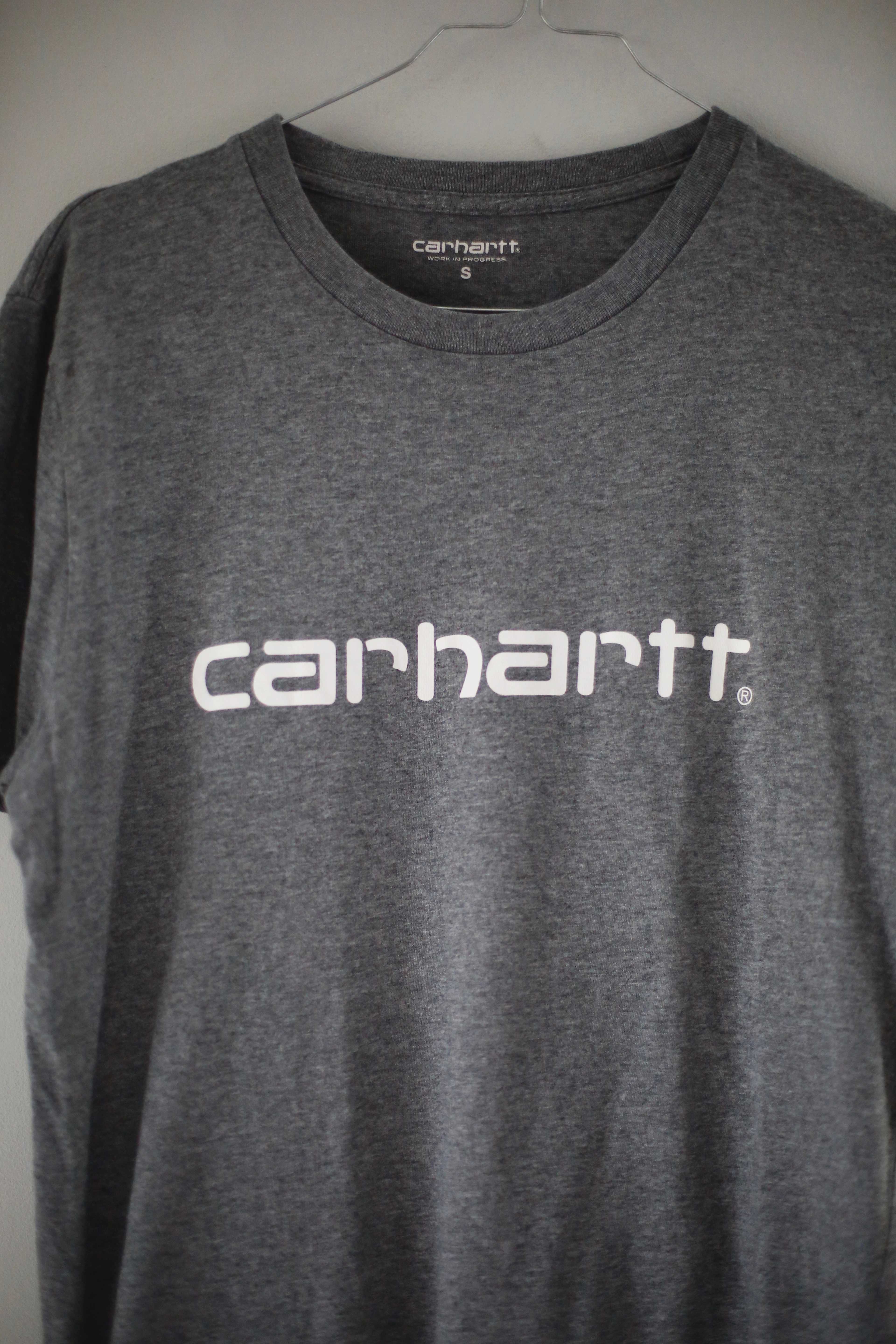 Carhartt Shirt Hellgrau Grau basic Oberteil S Work in Progress unisex