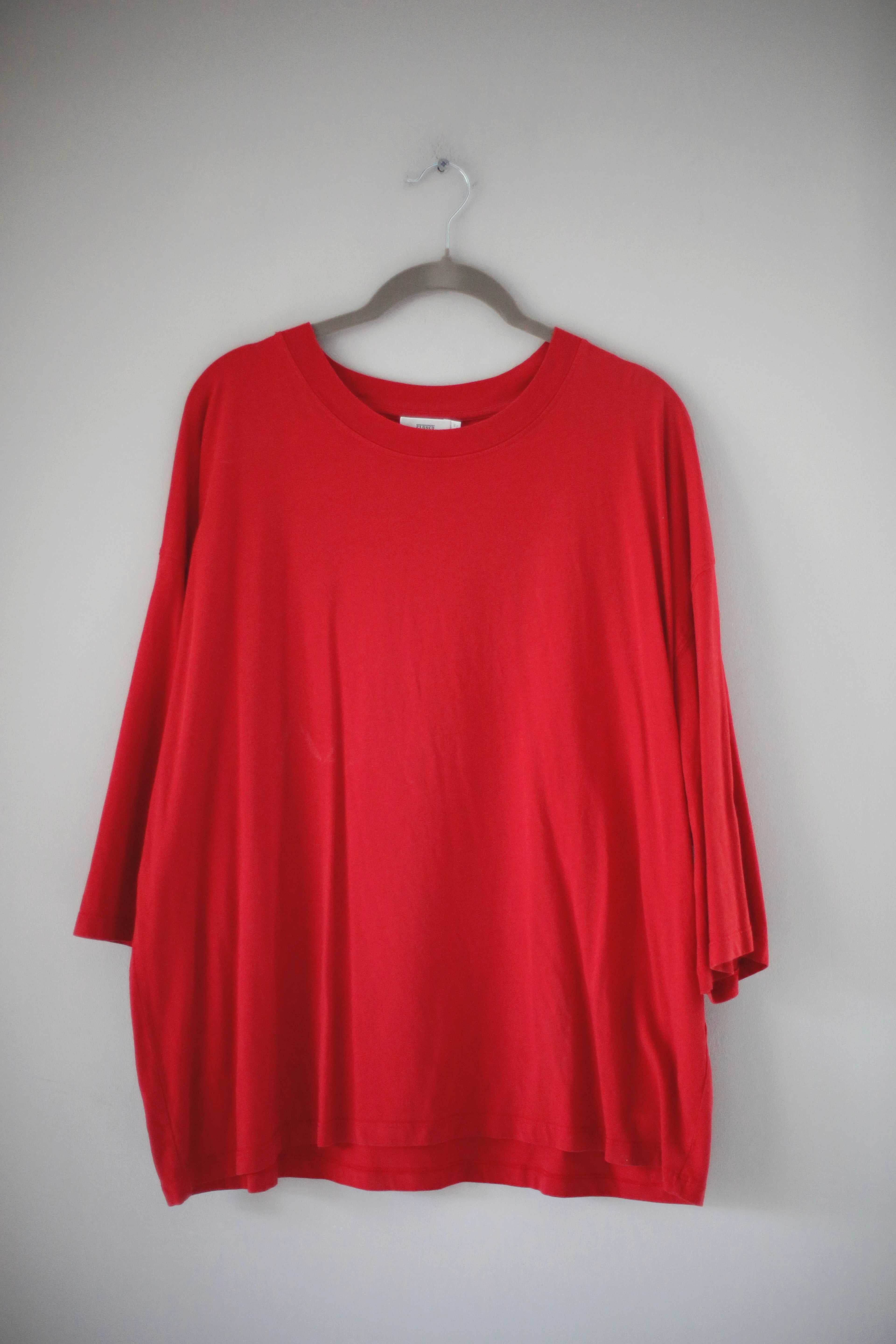 Closed Shirt basic einfarbig rot 38 M uni Einheitsgröße Oversized