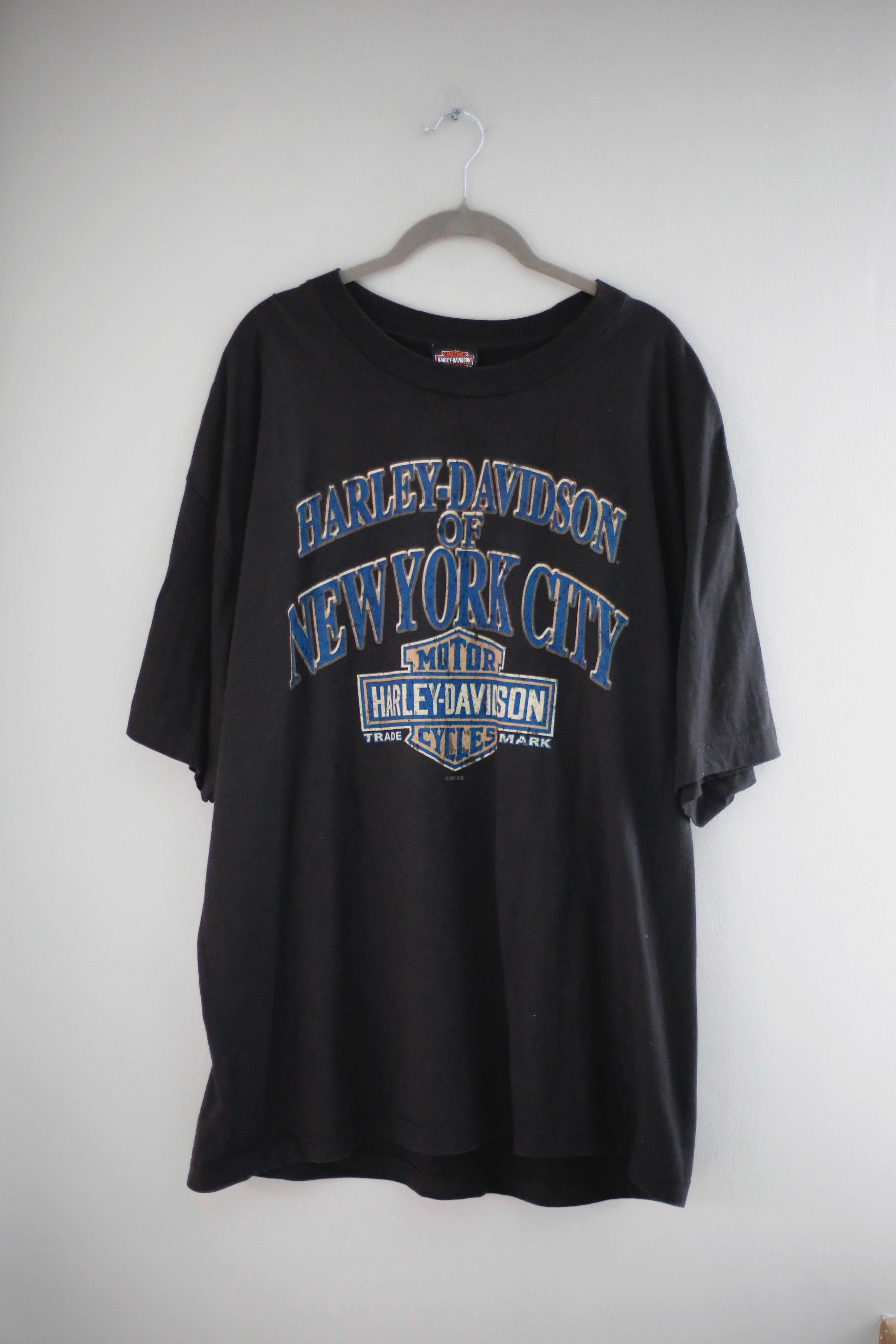 Harley Davidson Shirt T-Shirt Vintage 2XL XXL Print bedruckt New York