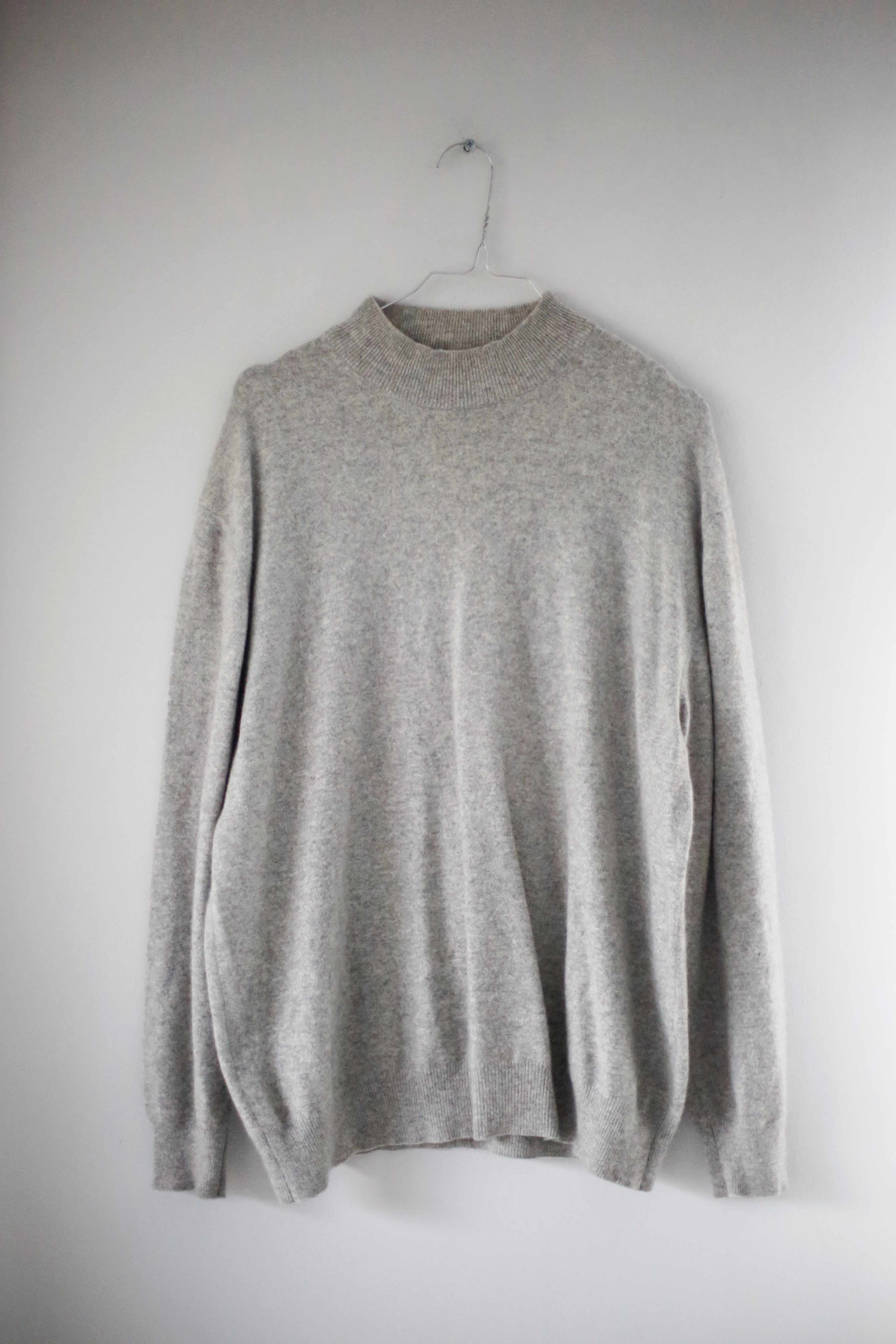 Westbury Pullover Grau L 40 Cashmere Wollpullover Rollkragenpullover