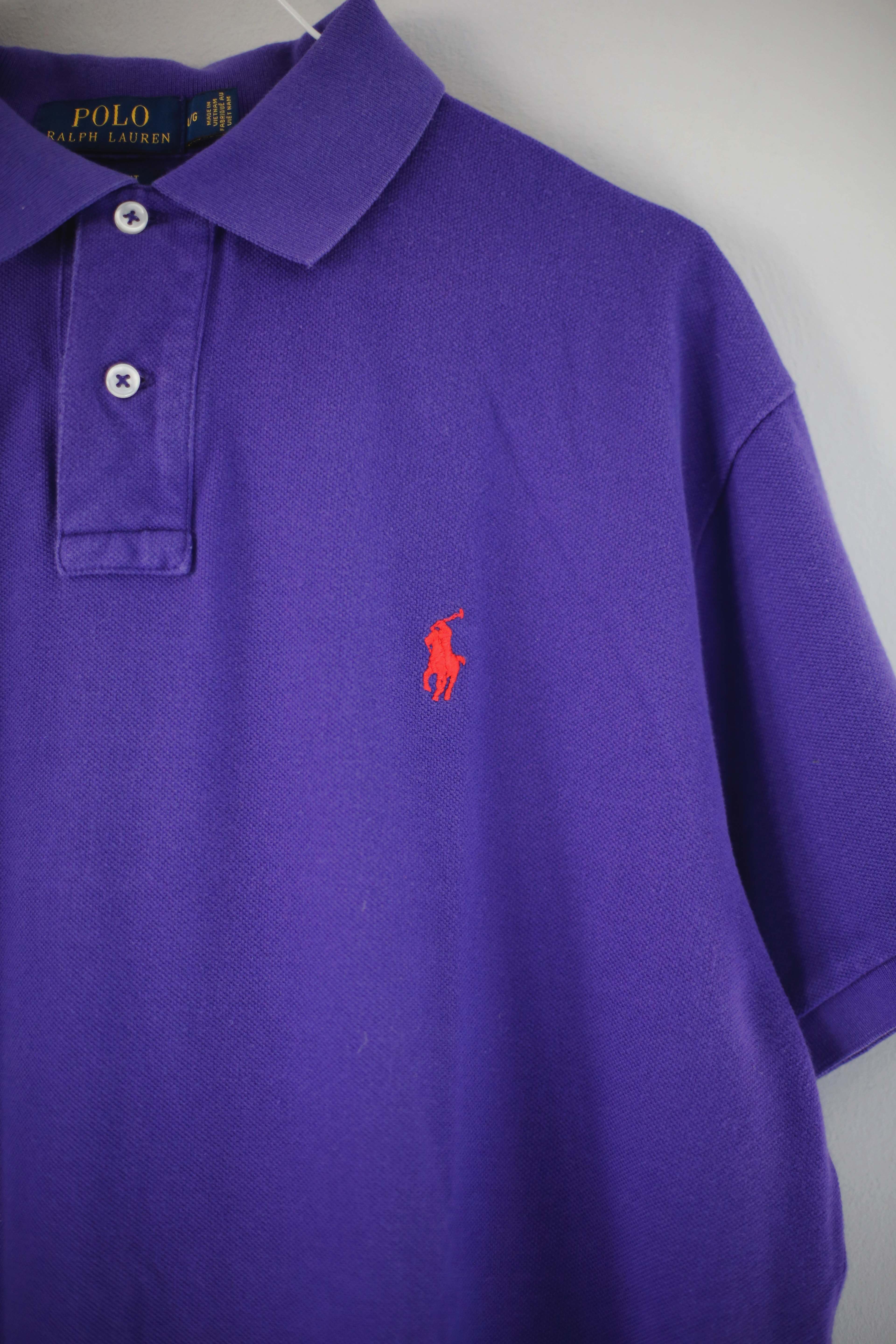 Polo Hemd Shirt Lila Ralph lauren Poloshirt T-Shirt L