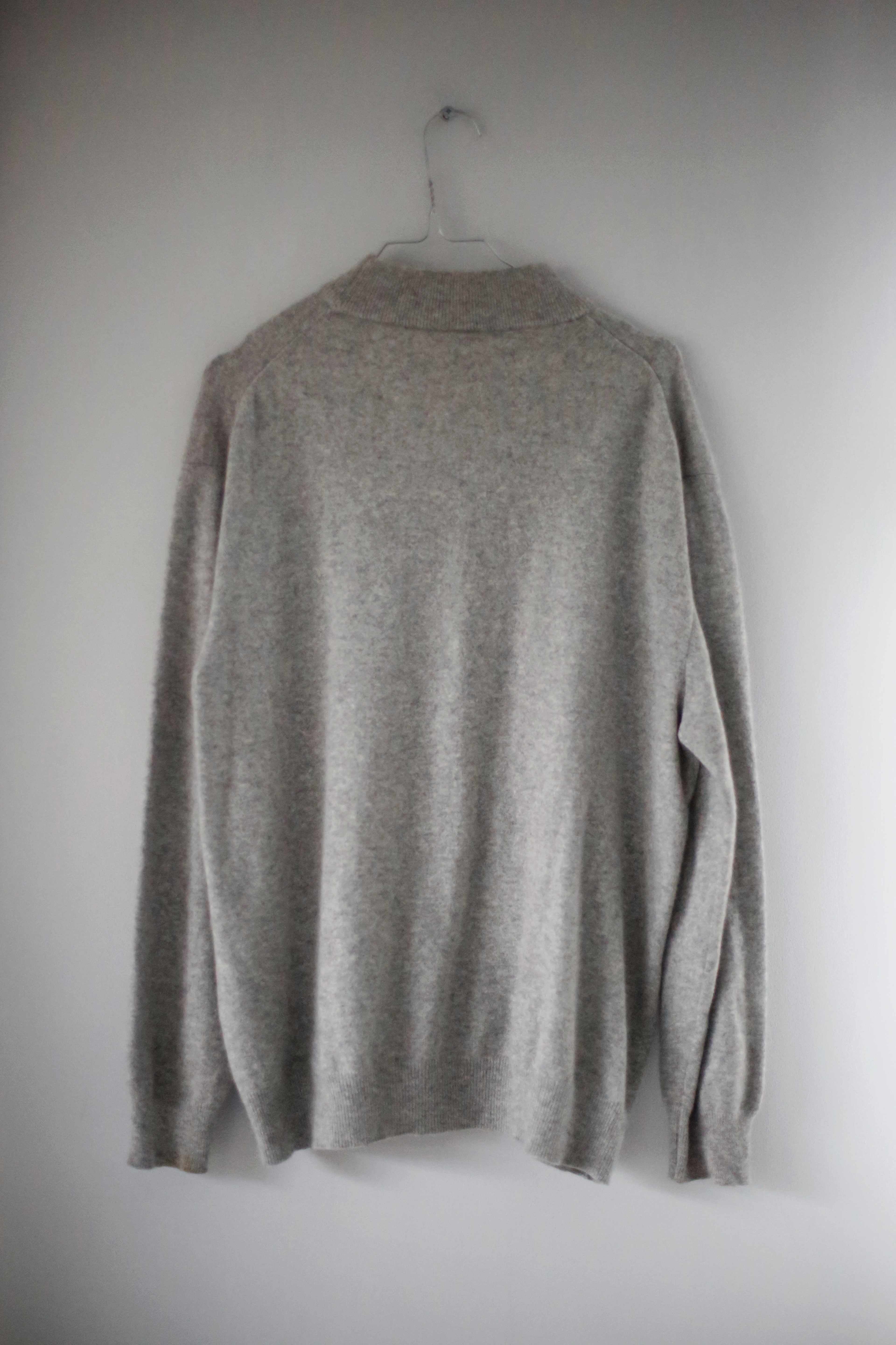 Westbury Pullover Grau L 40 Cashmere Wollpullover Rollkragenpullover