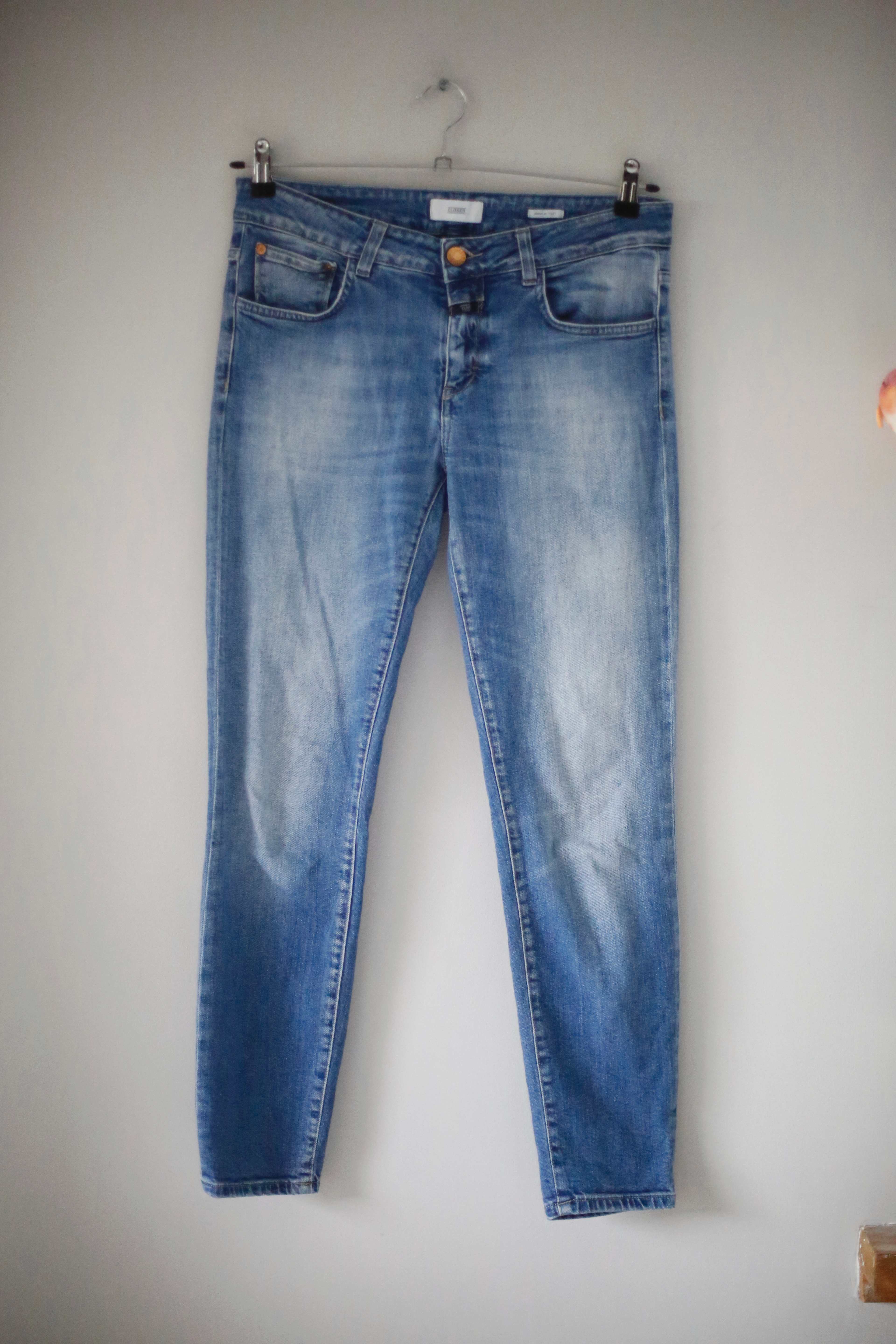 Closed Jeans 29 blau denim Baker washed mid waist dunkelblau