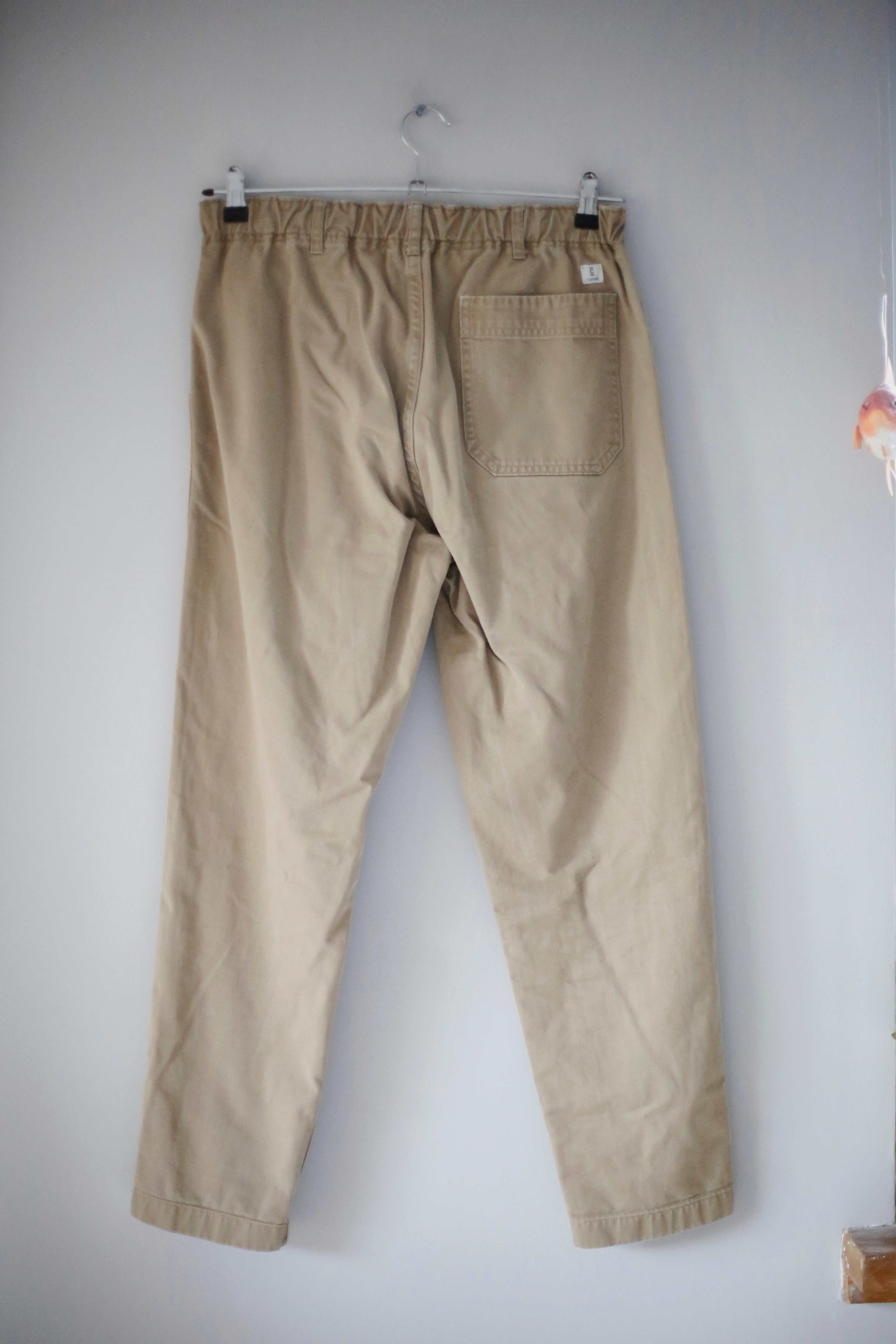 Closed Chino Champton Relaxed Beige Creme 30 Hellbraun Stoffhose Japanese Woven