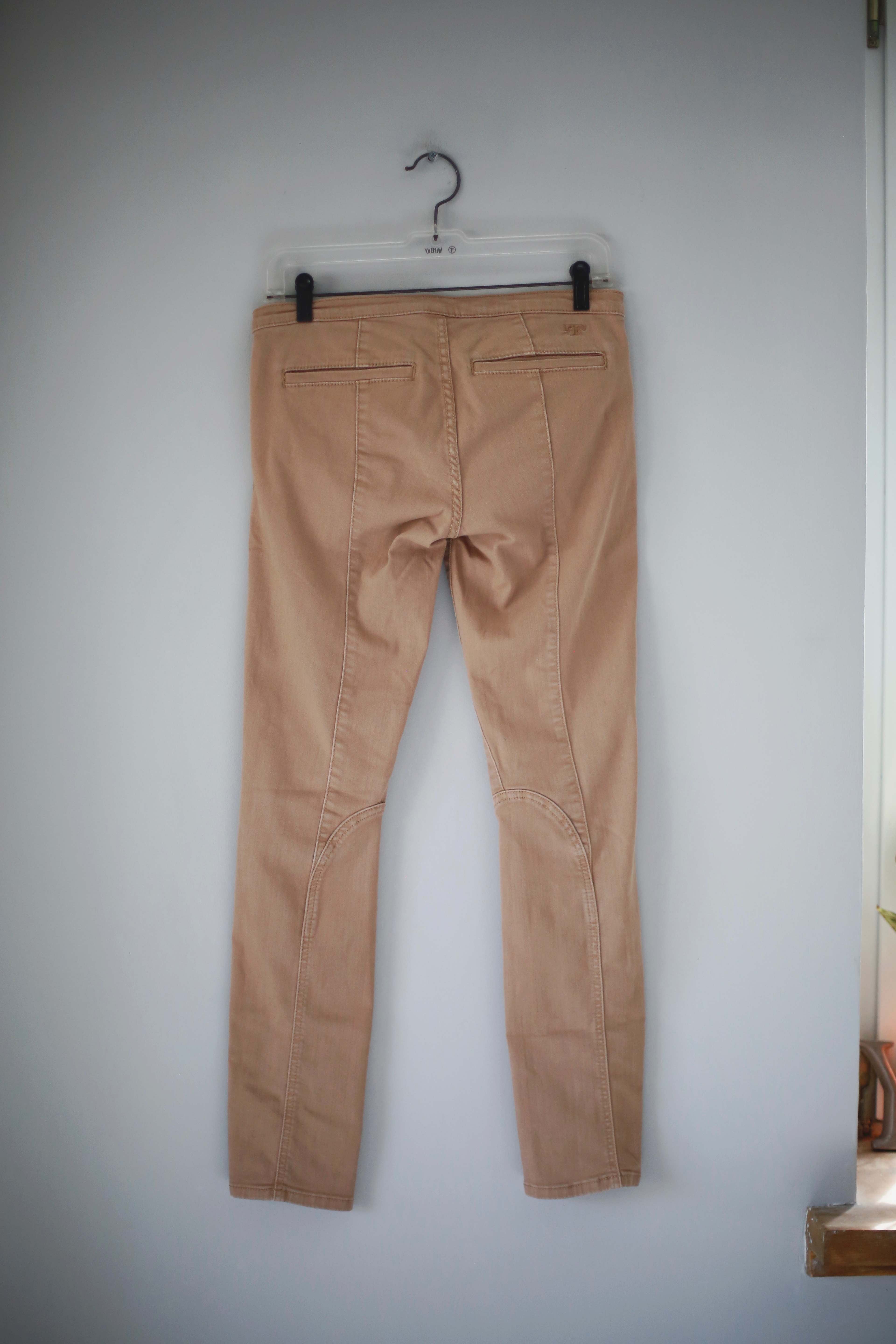 Tory Burch Hose braun basic slim Röhrenhose 27 hellbraun mid waist