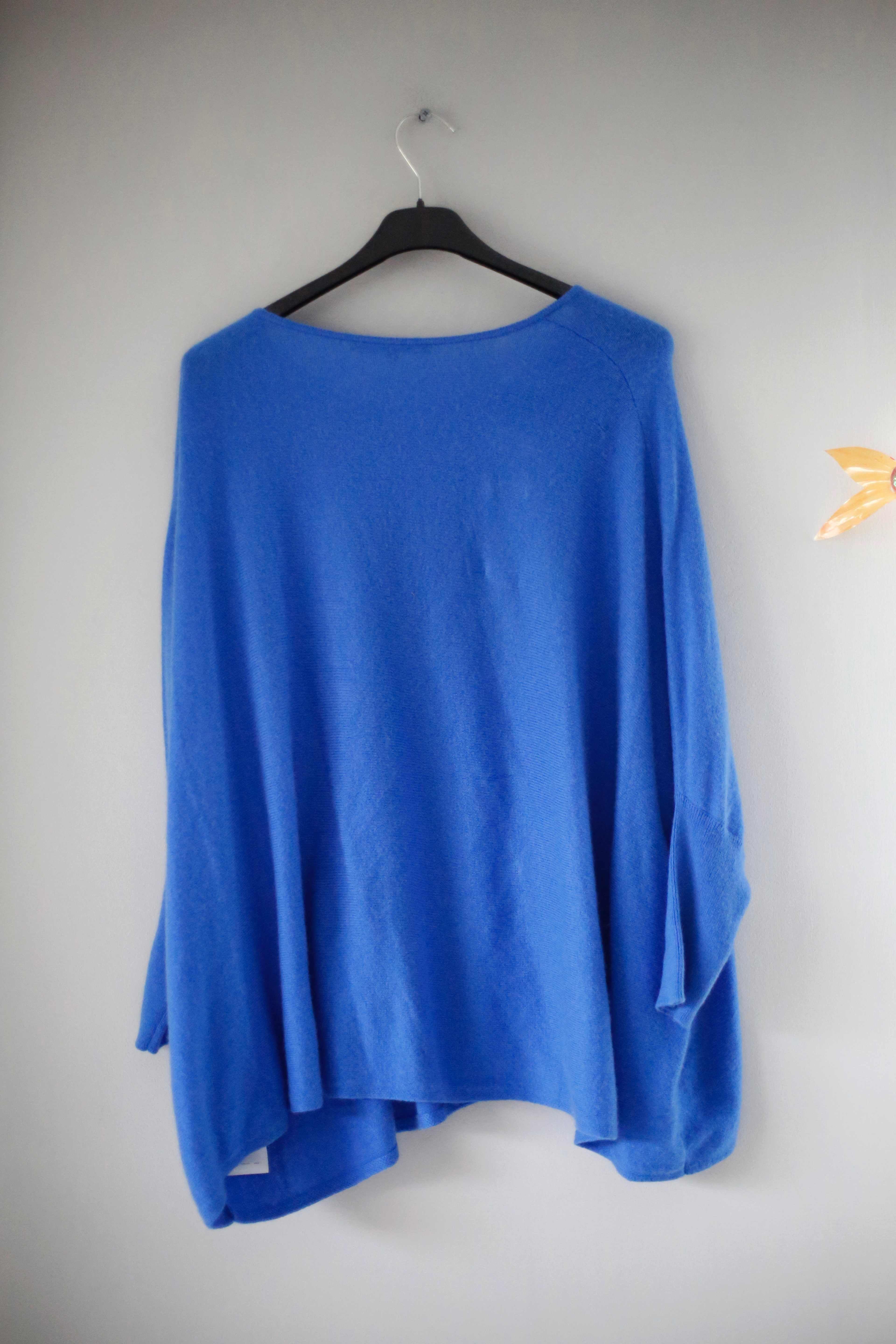 Someday Pullover blau Shirt Oberteil 38 M Wolle Sweater gestrickt