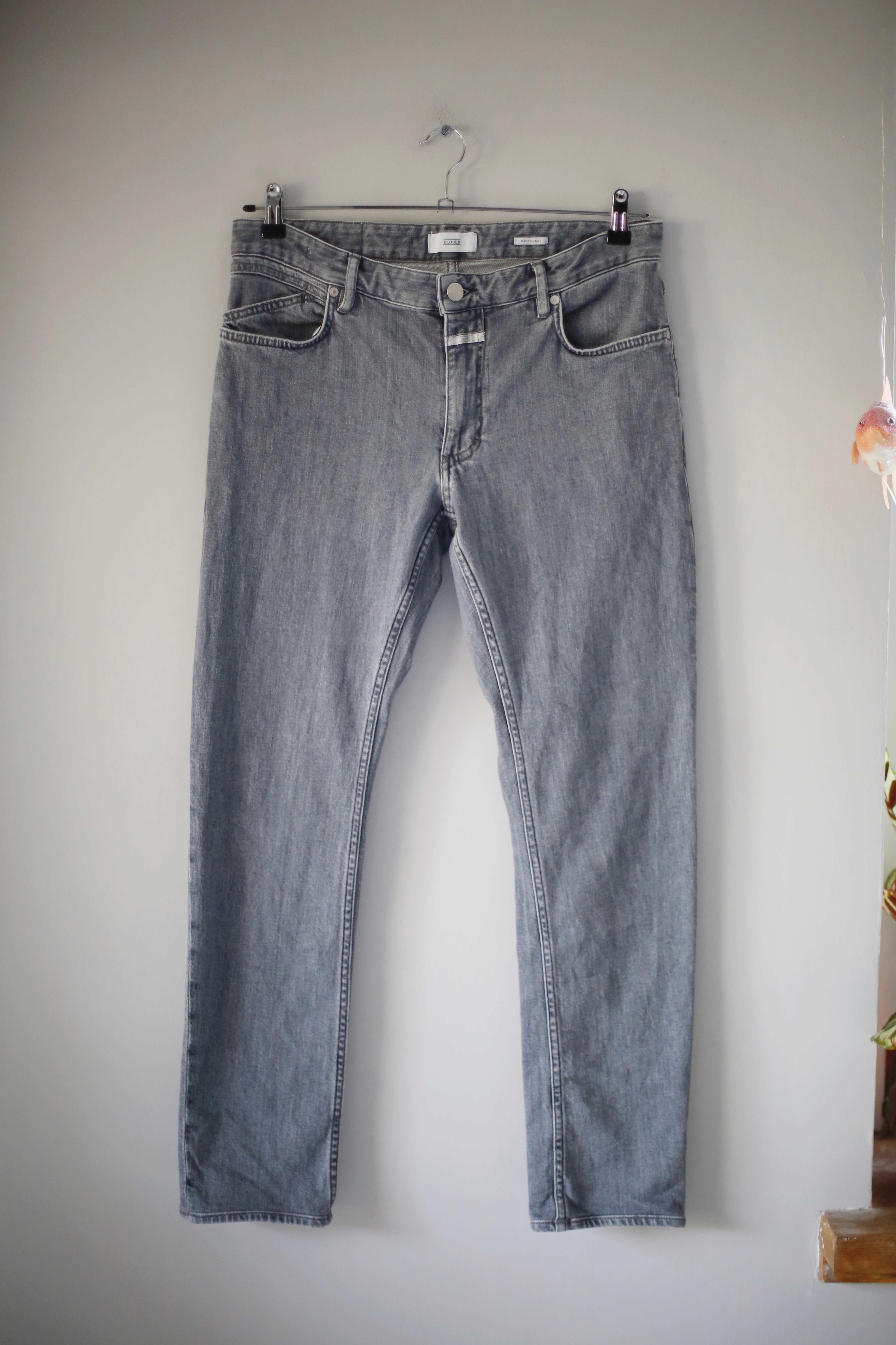 Closed Hose grau Baker mid waist Jeans 40 L 42 slim Röhrenhose