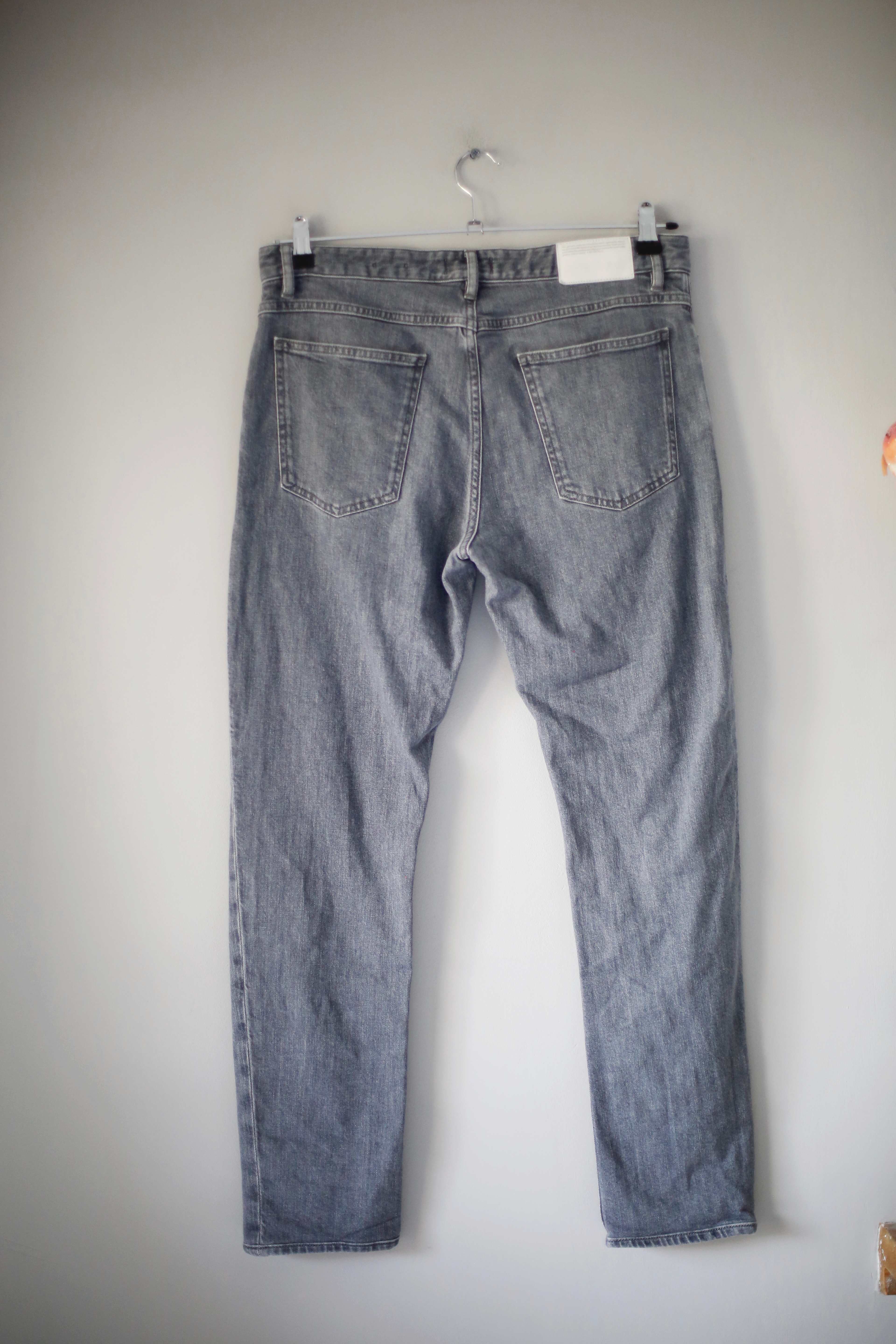 Closed Hose grau Baker mid waist Jeans 40 L 42 slim Röhrenhose