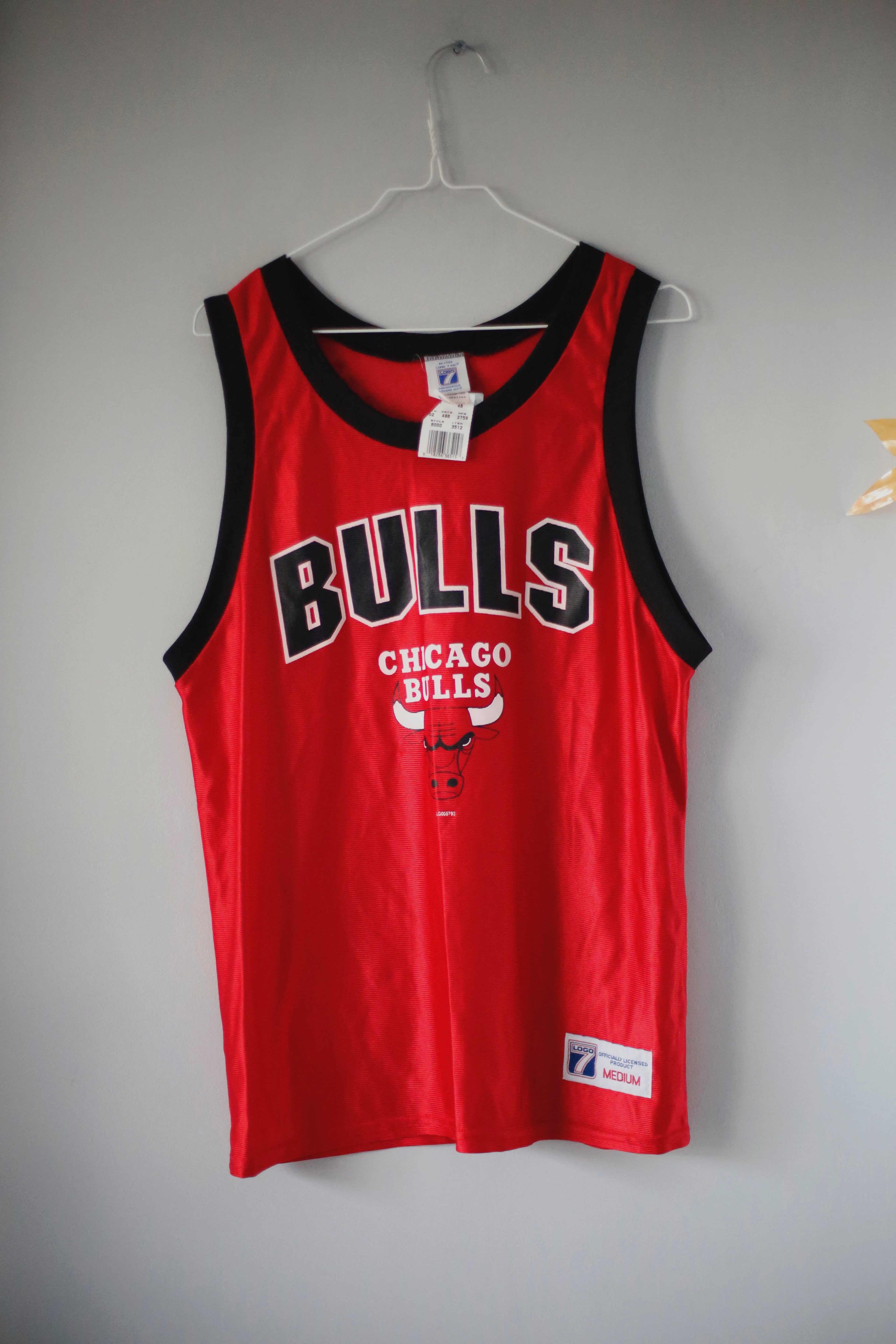 Chicago Bulls Top Shirt neu Tanktop rot NBA Original M L