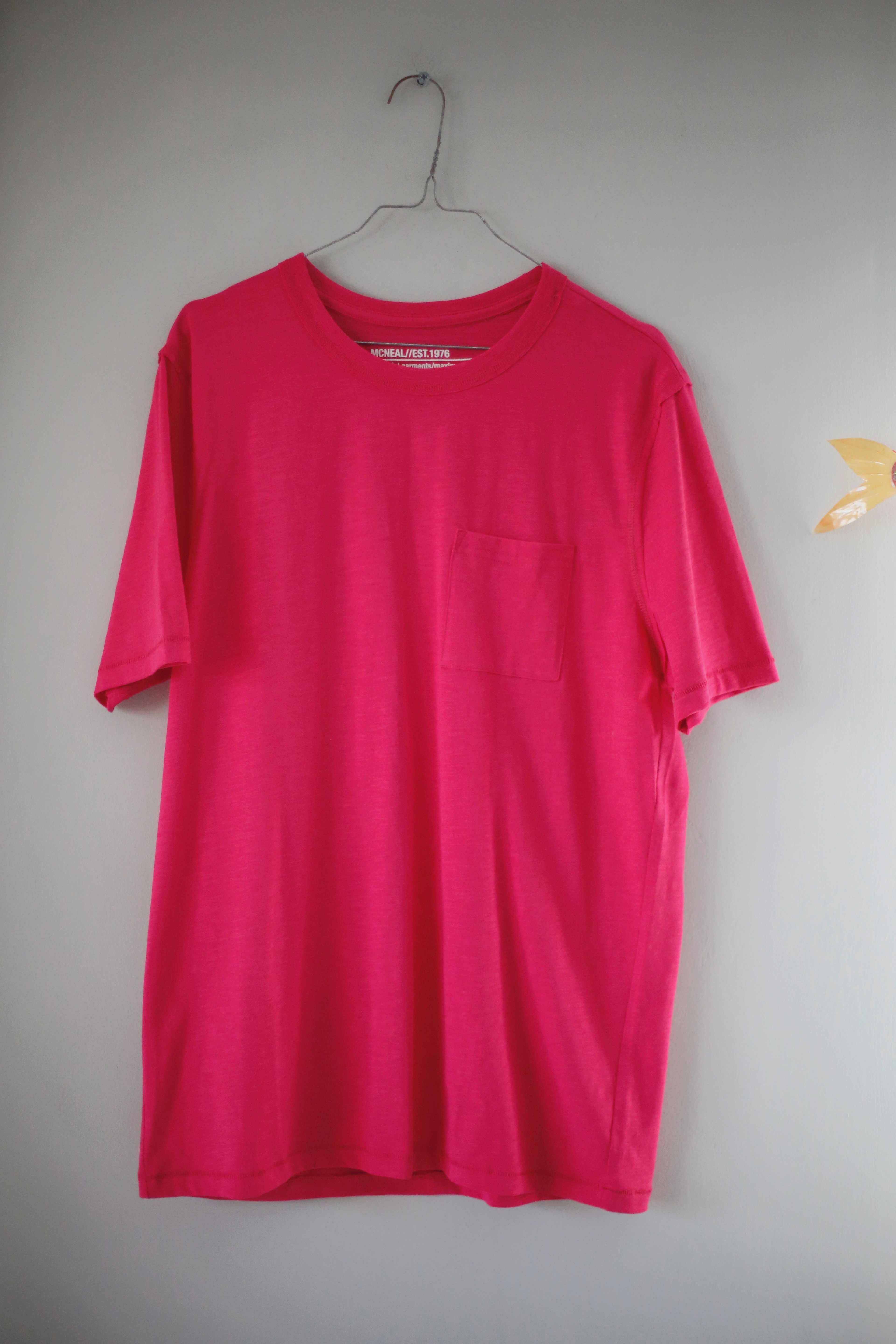 McNeal Kleid Shirt Pink Rosa L einfarbig basic