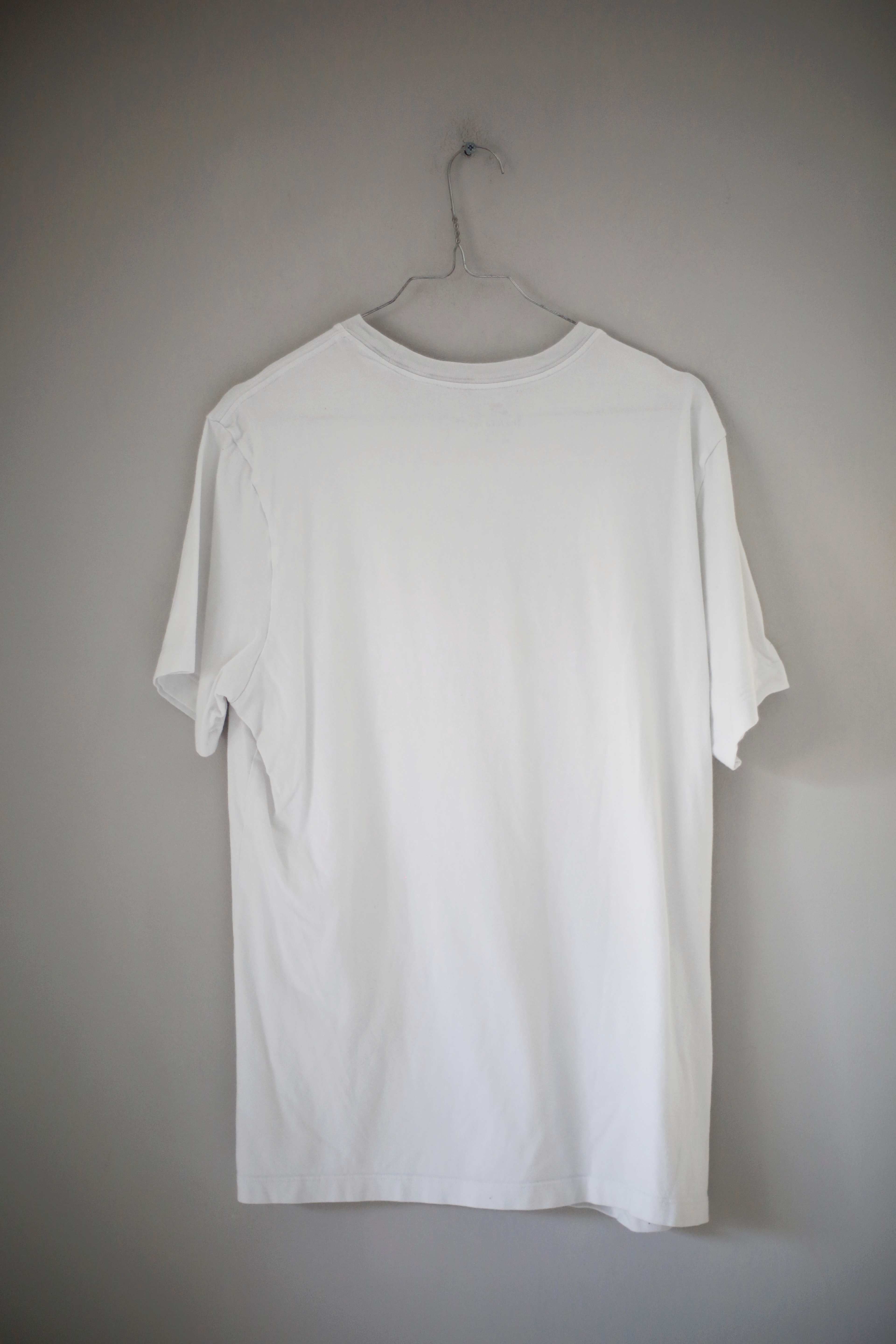 Nike Shirt T-Shirt weiss bedruckt L basic einfarbig