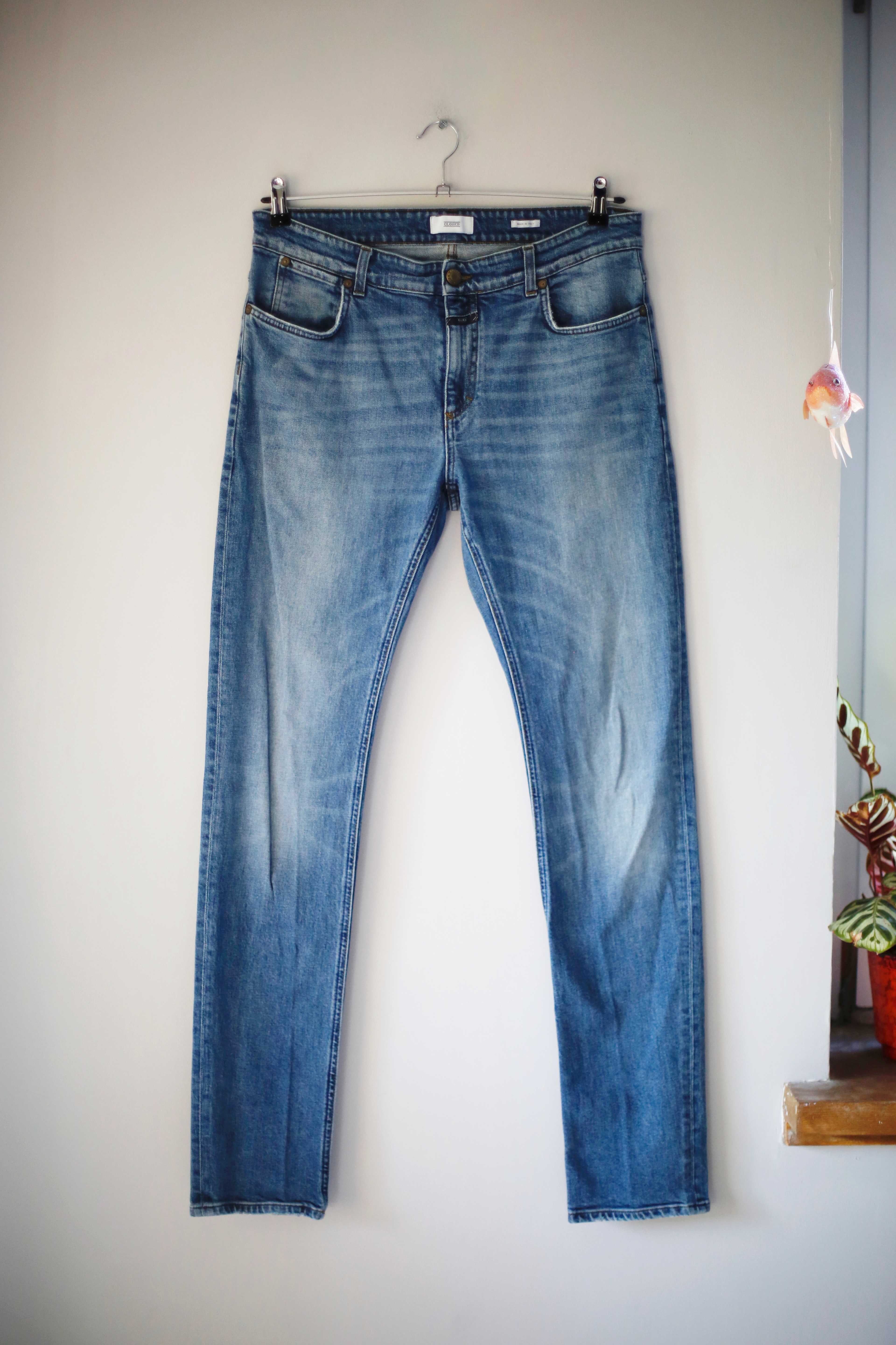 Closed Jeans Hose blau washed 34 unity slim mid waist Röhrenhose Skinny