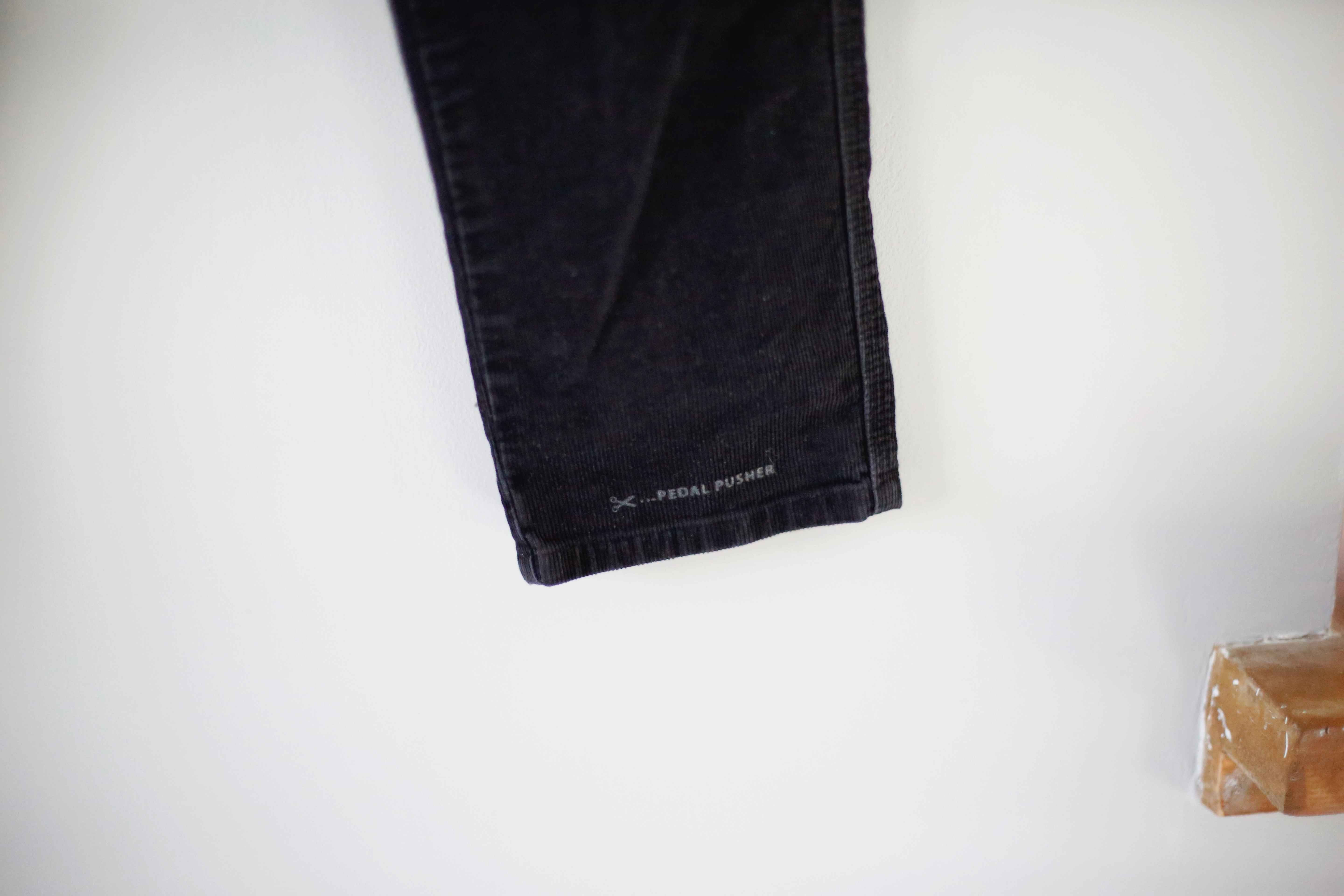 closed cordhose pedal pusher Closed Pedal Pusher schwarz 40 36 S Cord Cordhose high waist slim einf – Handpicked pieces