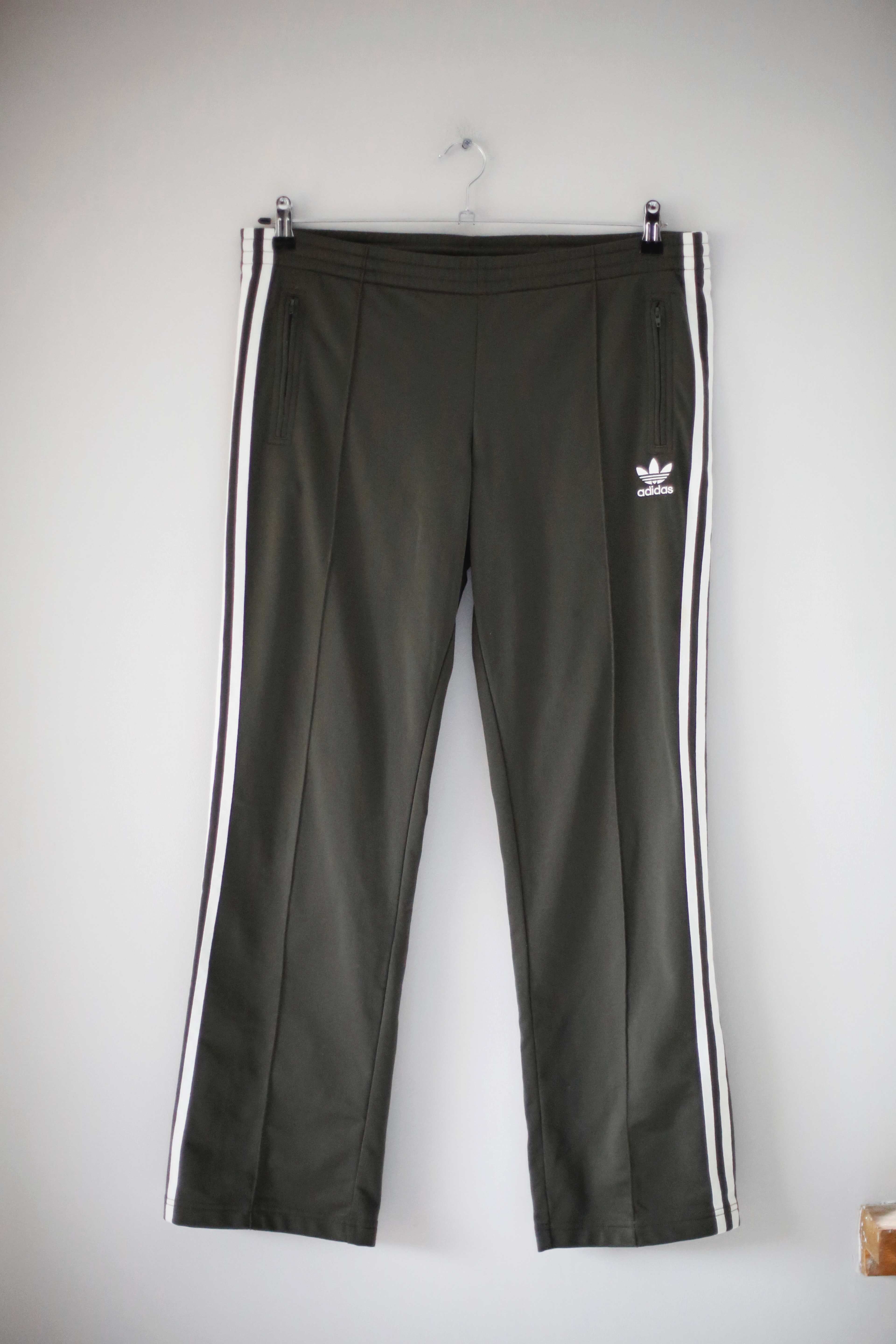 Adidas Hose Trainingshose Jogger Grün 40 L Stoffhose Khaki