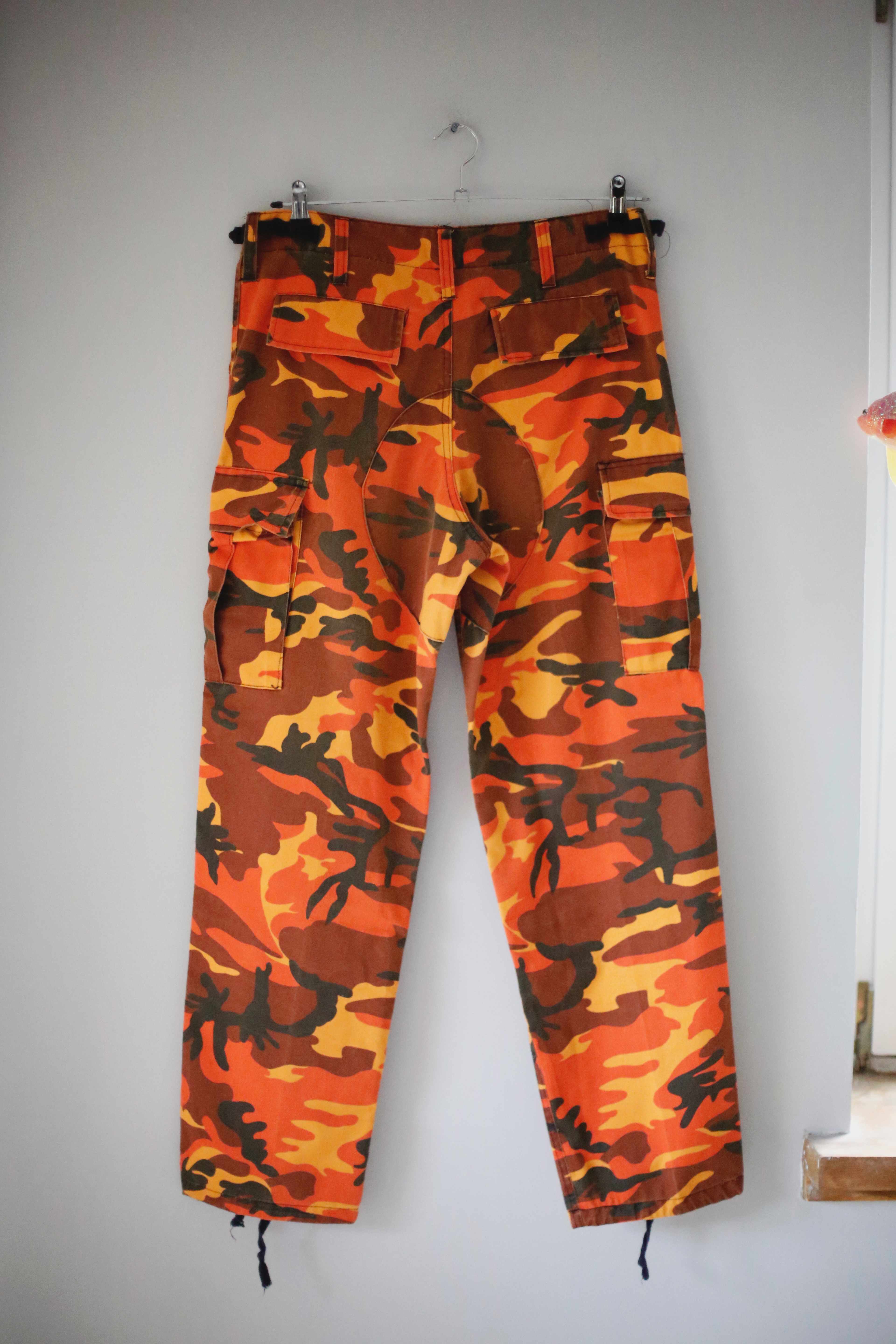 Camouflage Hose Mcalister Orange 38 M Vintage mid waist Camouflage military