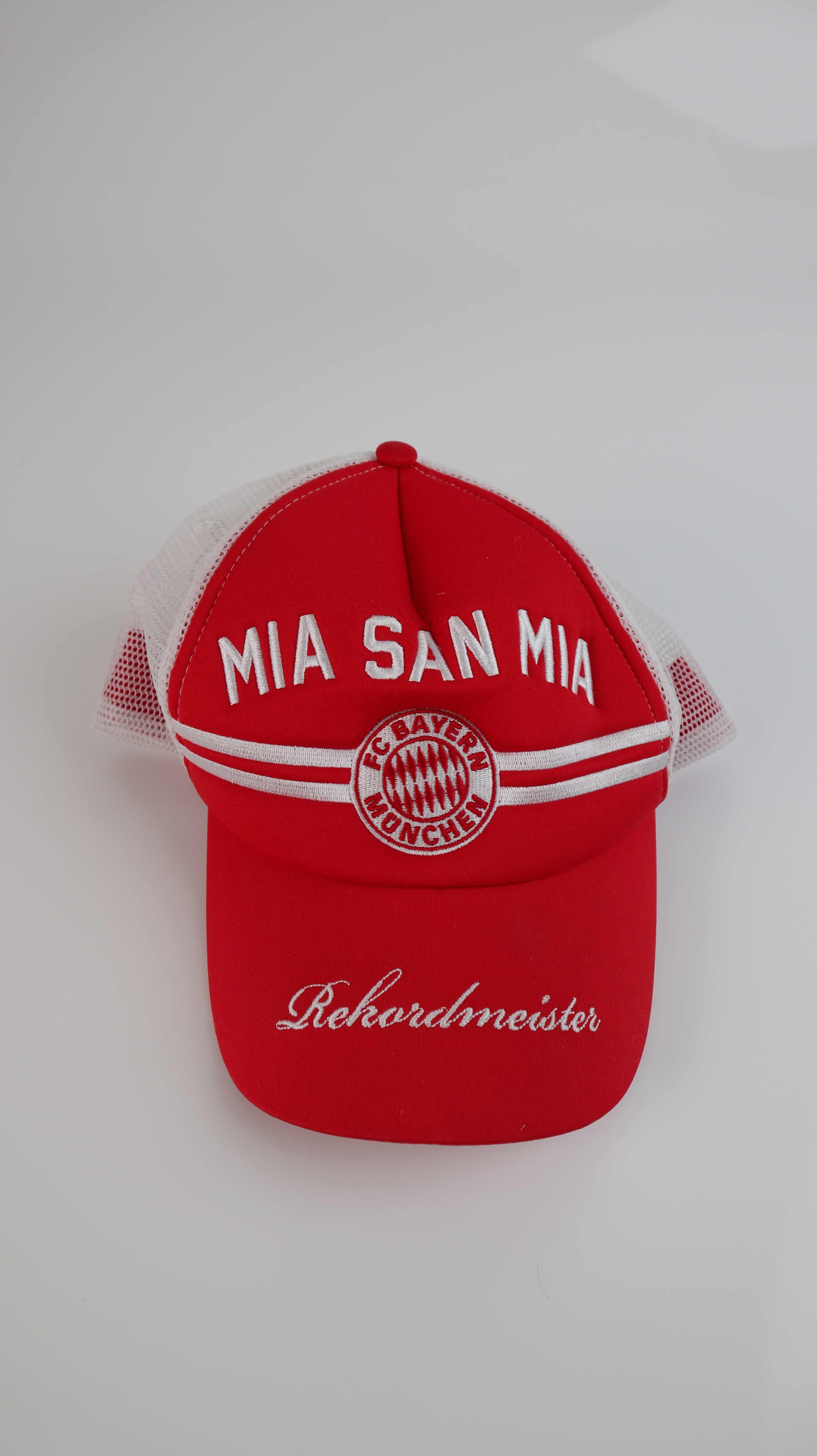 Cap FC Bayern München Mütze Kappe rot weiß Truckercap