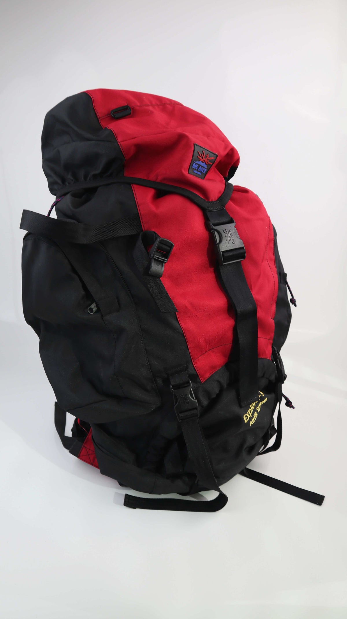 Big Pack Rucksack schwarz rot Wanderrucksack Outdoorrucksack