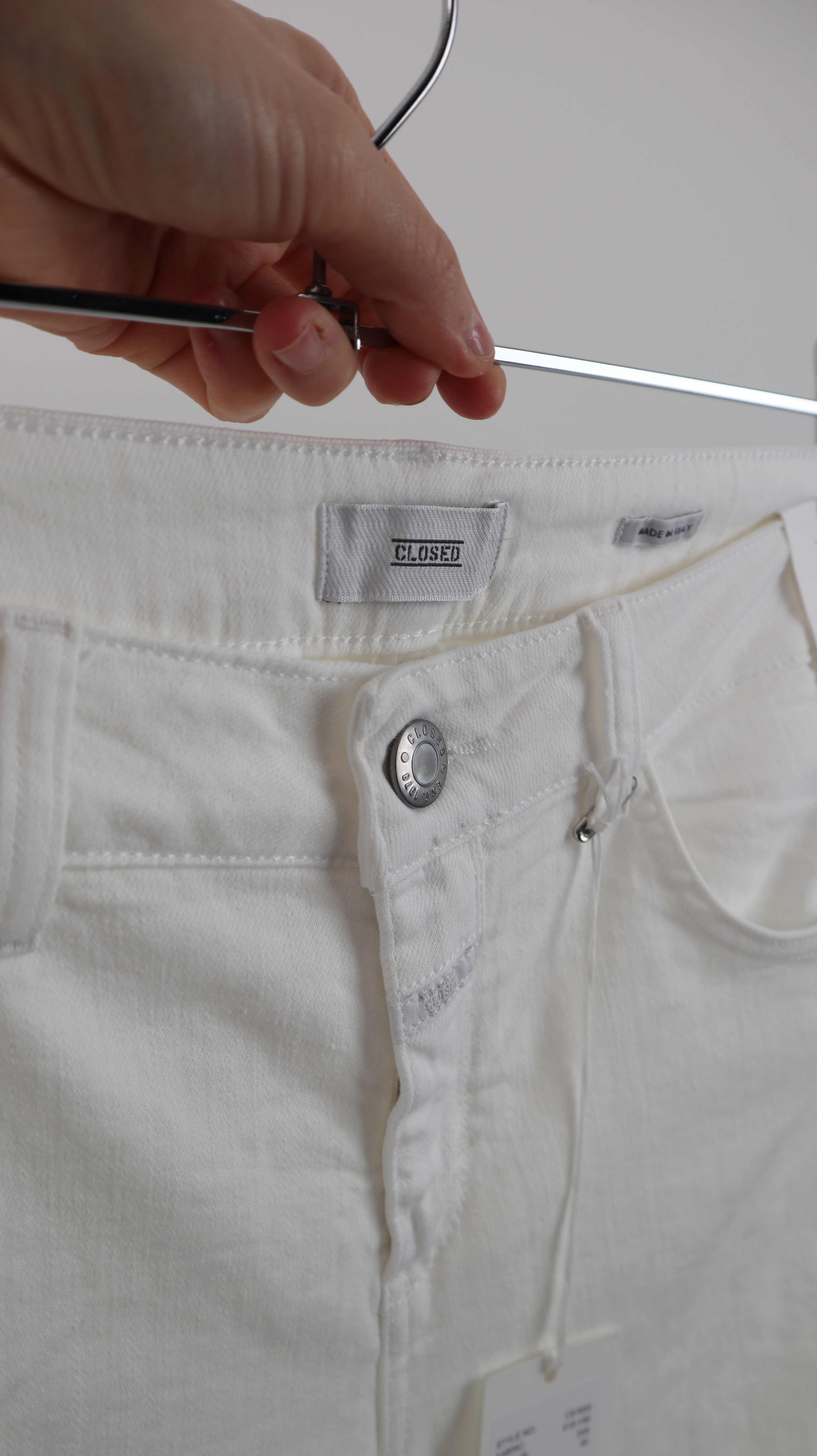 Closed Hose neu weiß weiss 30 Baker mid waist Röhrenhose