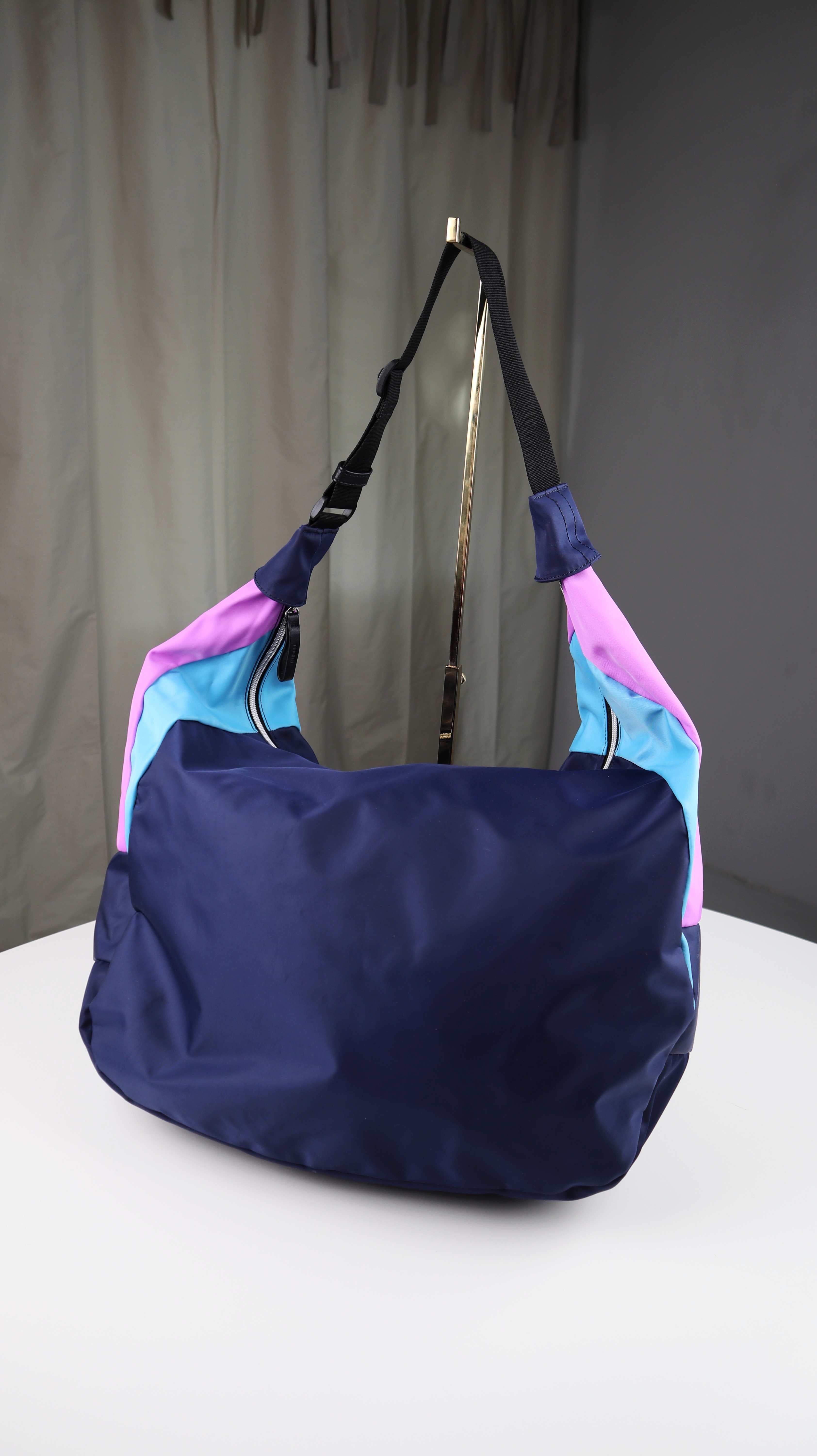 Tom Tailor denim Tasche Shopper Umhängetasche lila blau Sporttasche