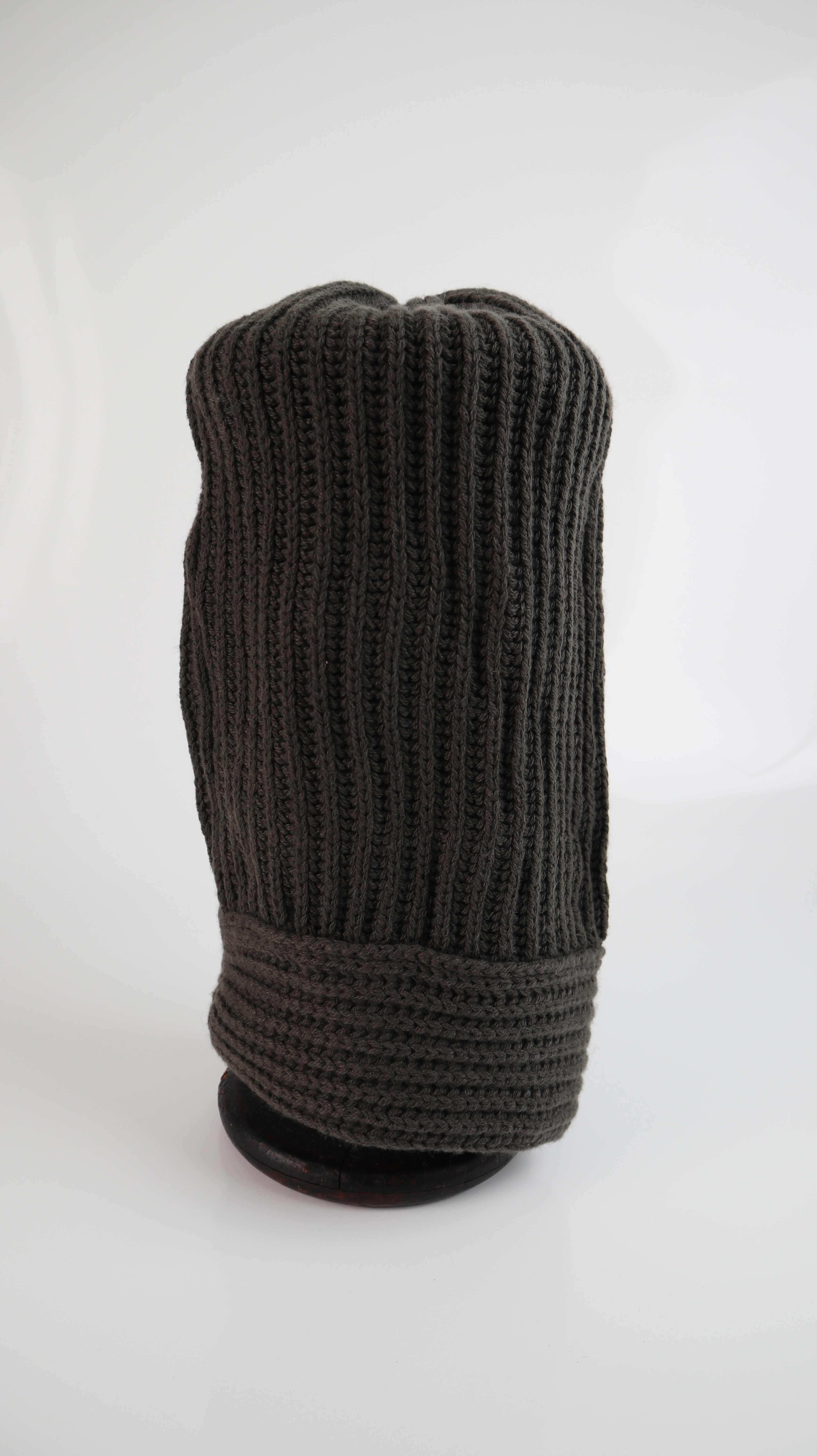 Beanie Mütze Strickmütze braun grün