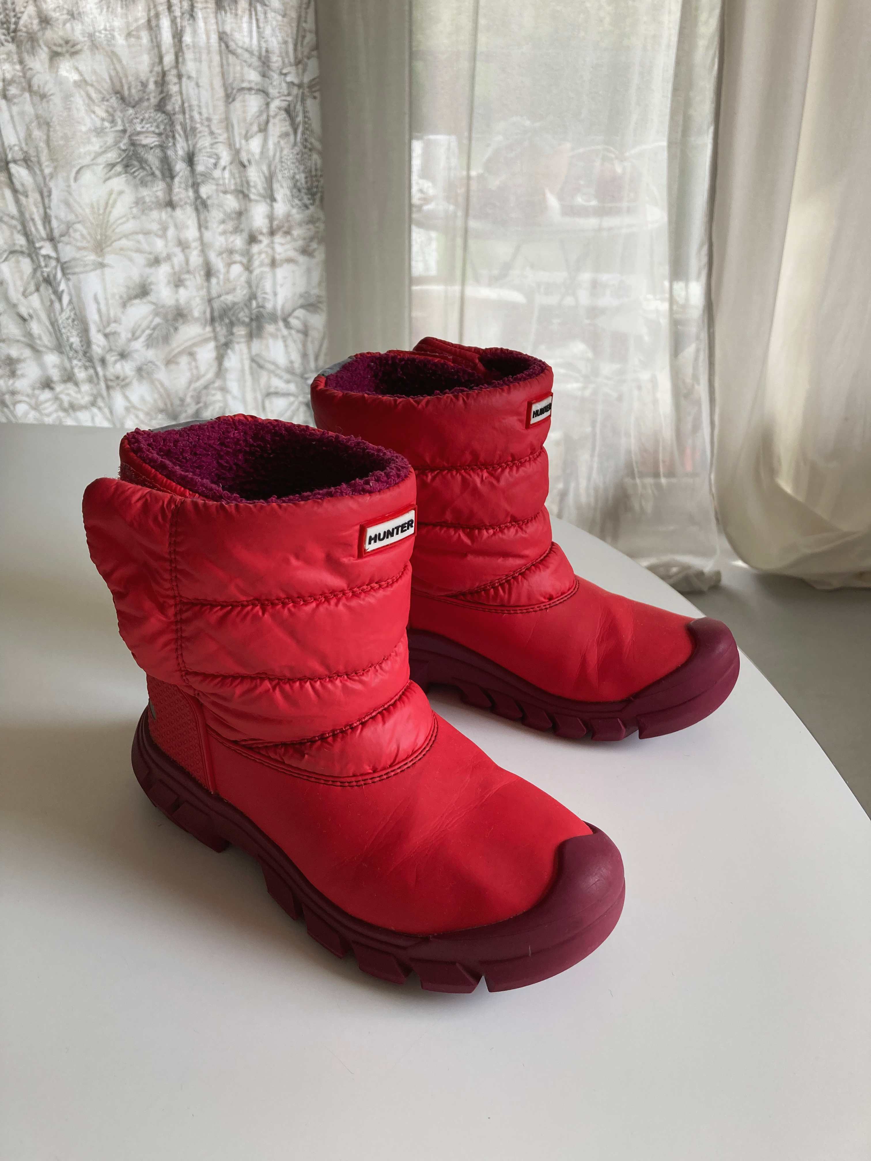 Hunter UK 1 Stiefel Regenstiefel 33 rot Winterstiefel