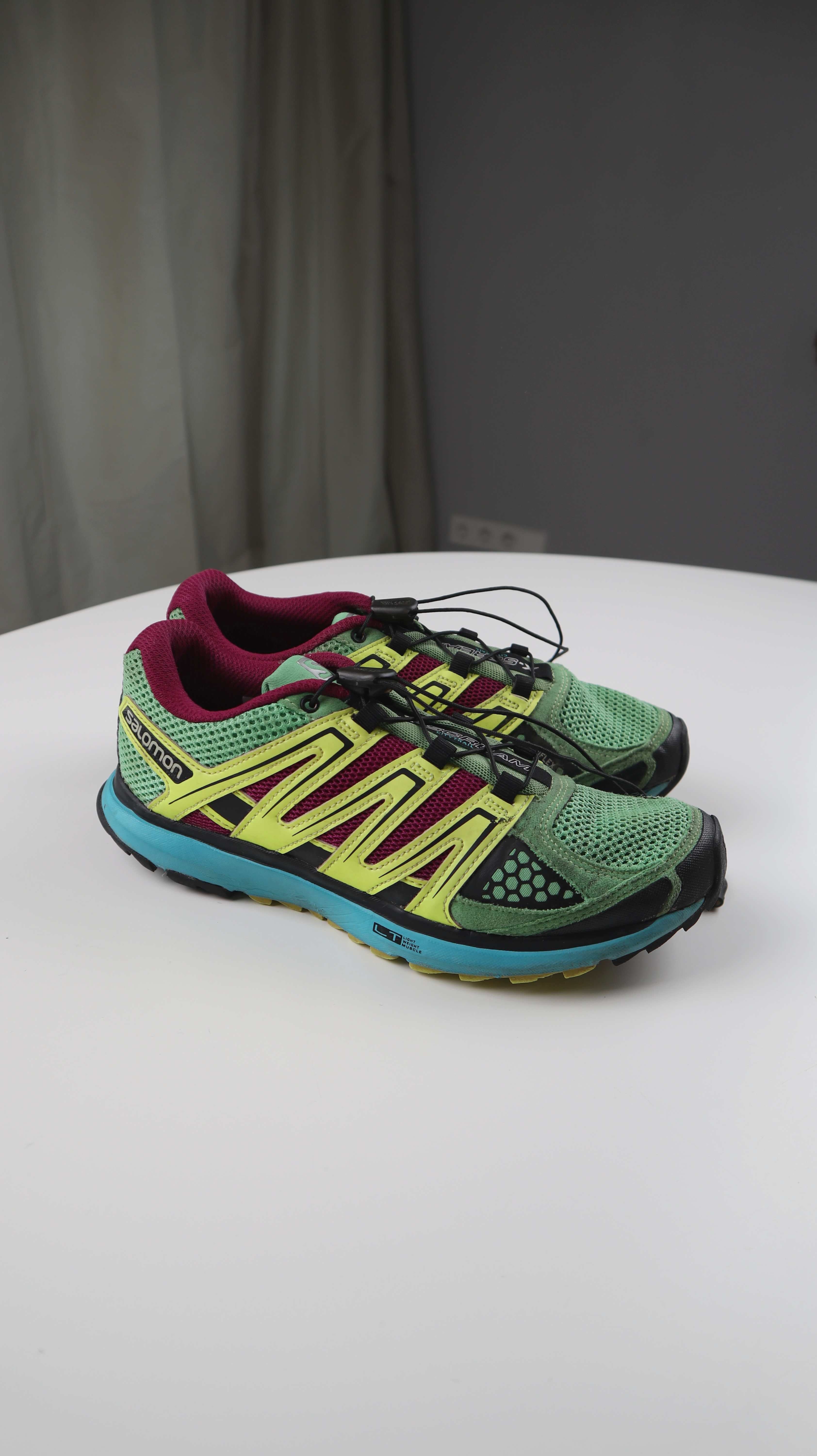 Salomon x scream citytrail Sneaker Turnschuhe 38 Grün blau Wanderschuhe