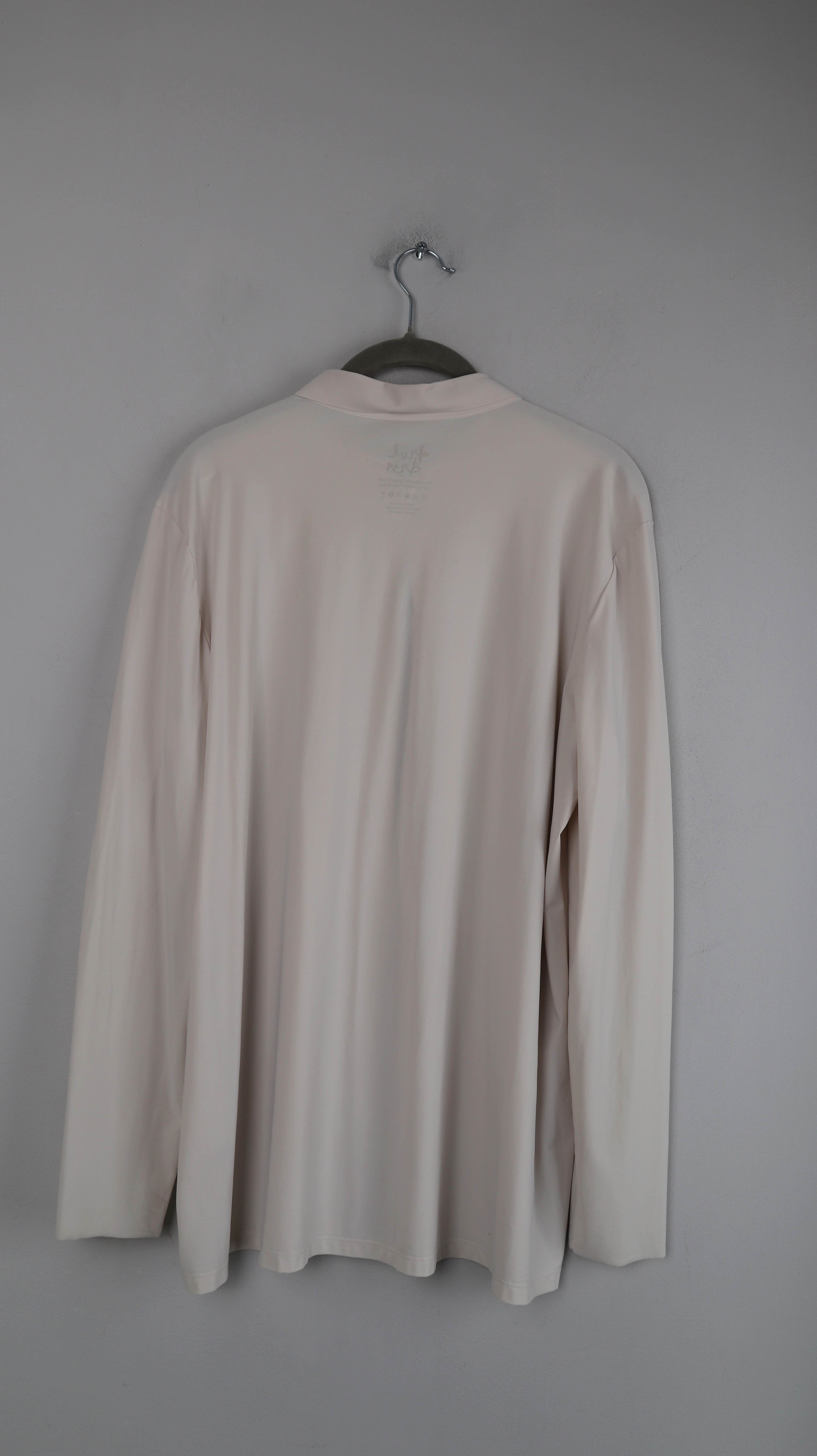TRVL Drss Bluse Hemd Shirt Creme Beige XXL bügelfrei Oberteil